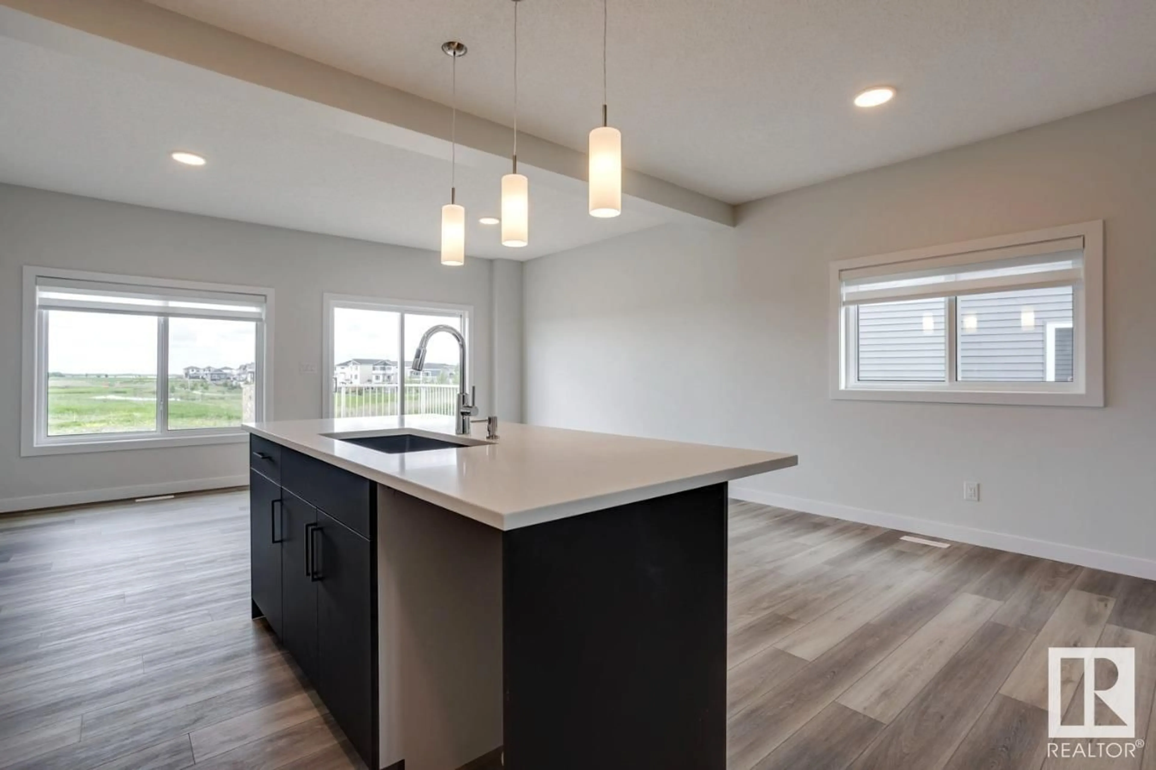 Open concept kitchen for 1068 Berg PL, Leduc Alberta T9E1M4