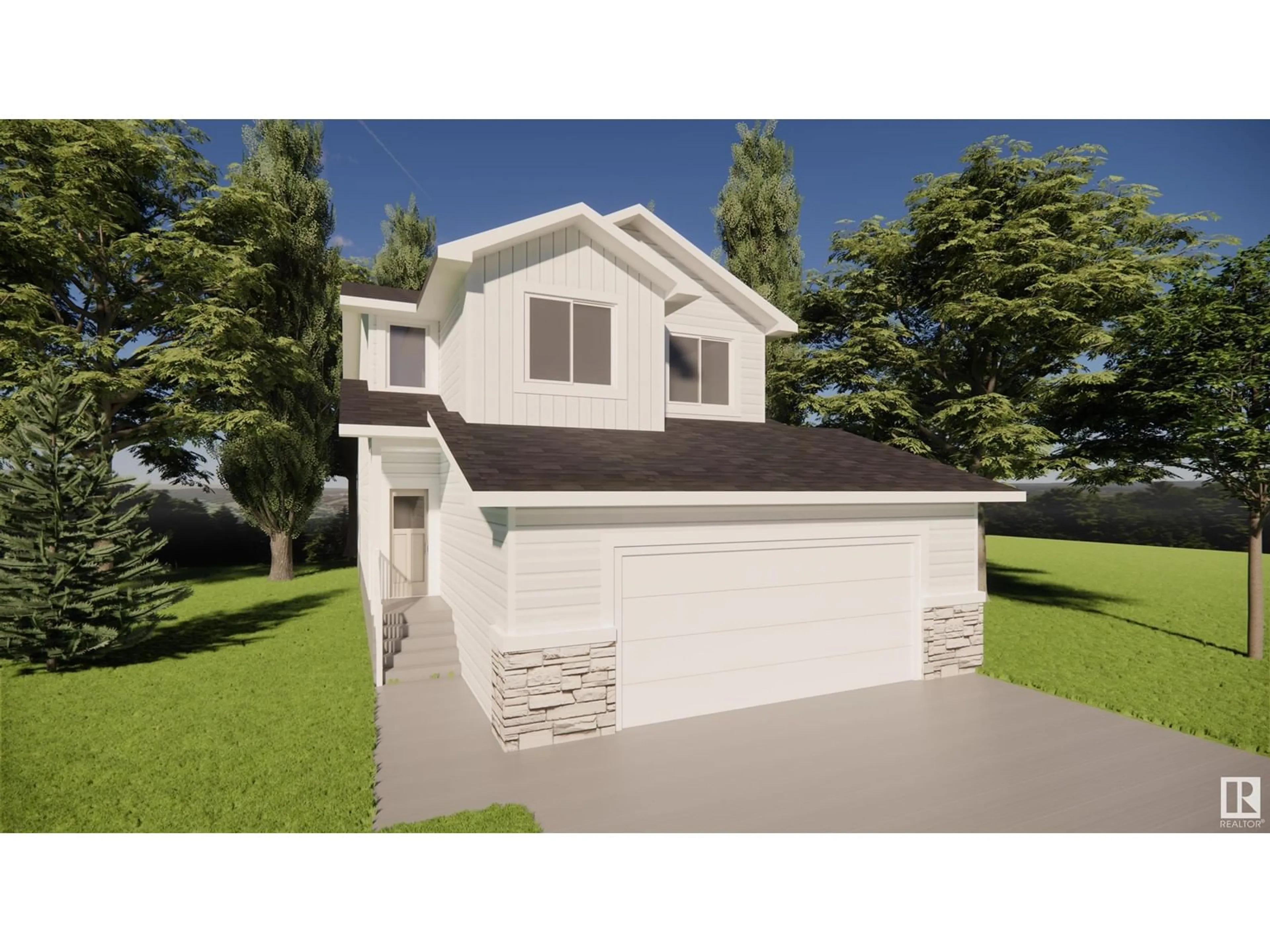 Frontside or backside of a home, cottage for 4 Brickyard WY, Stony Plain Alberta T7Z0A0