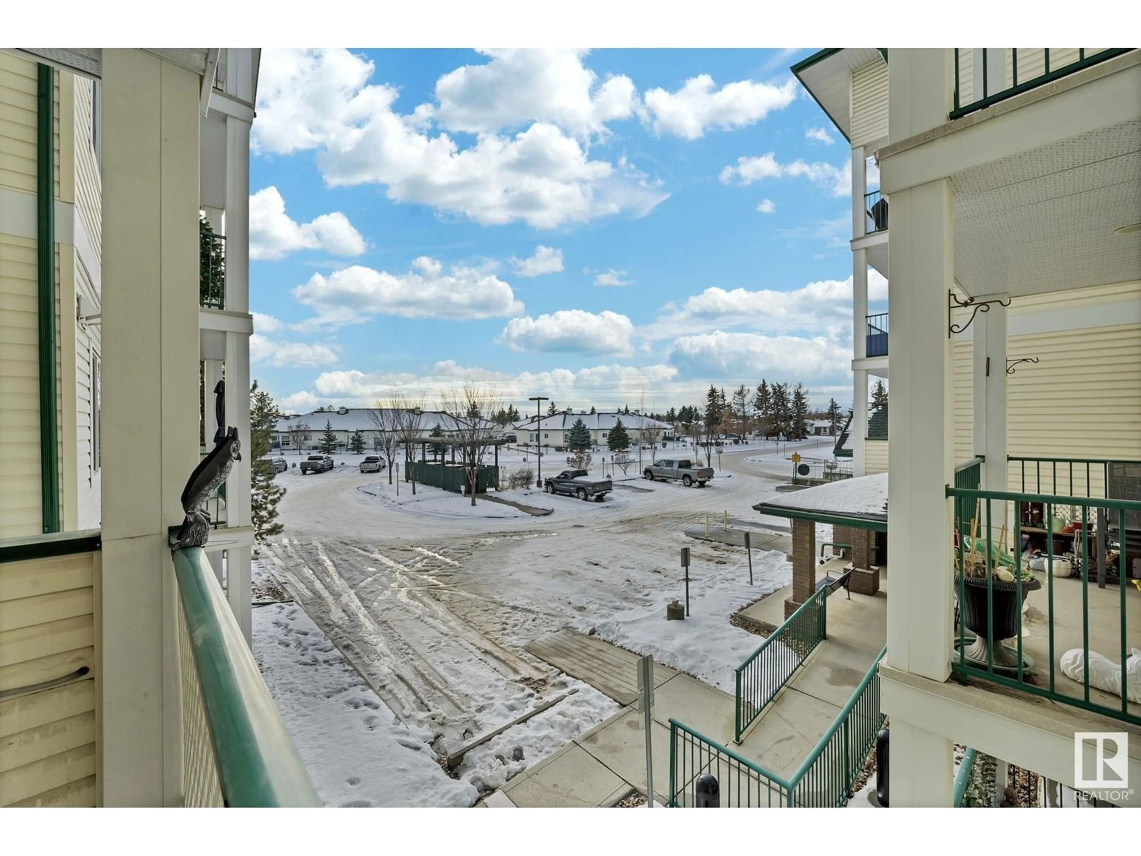 Patio, the street view for #220 13635 34 ST NW, Edmonton Alberta T5A0C4