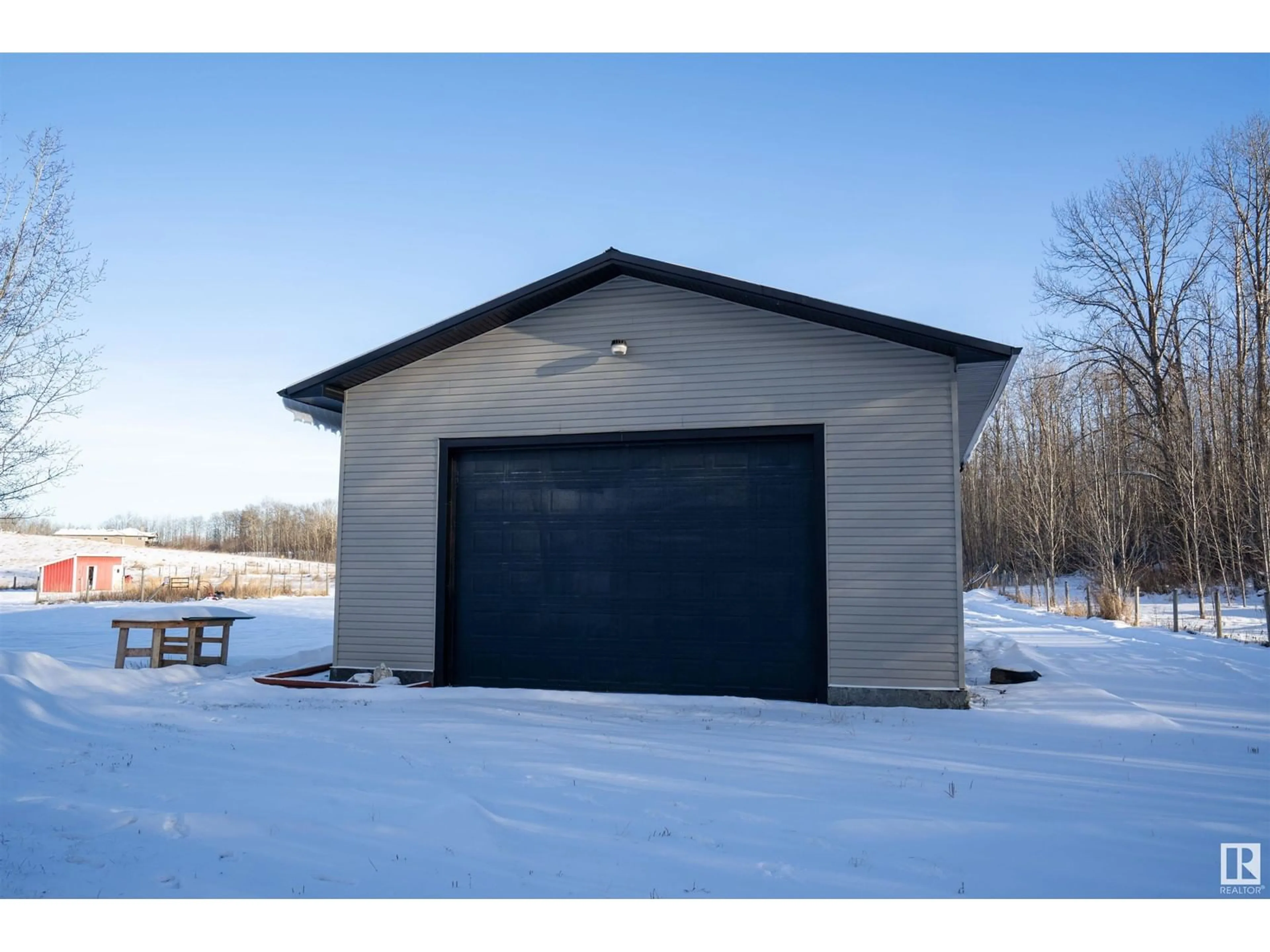 Indoor garage, cement floor for #21 54514 RGE RD 12, Rural Lac Ste. Anne County Alberta T0G0J0