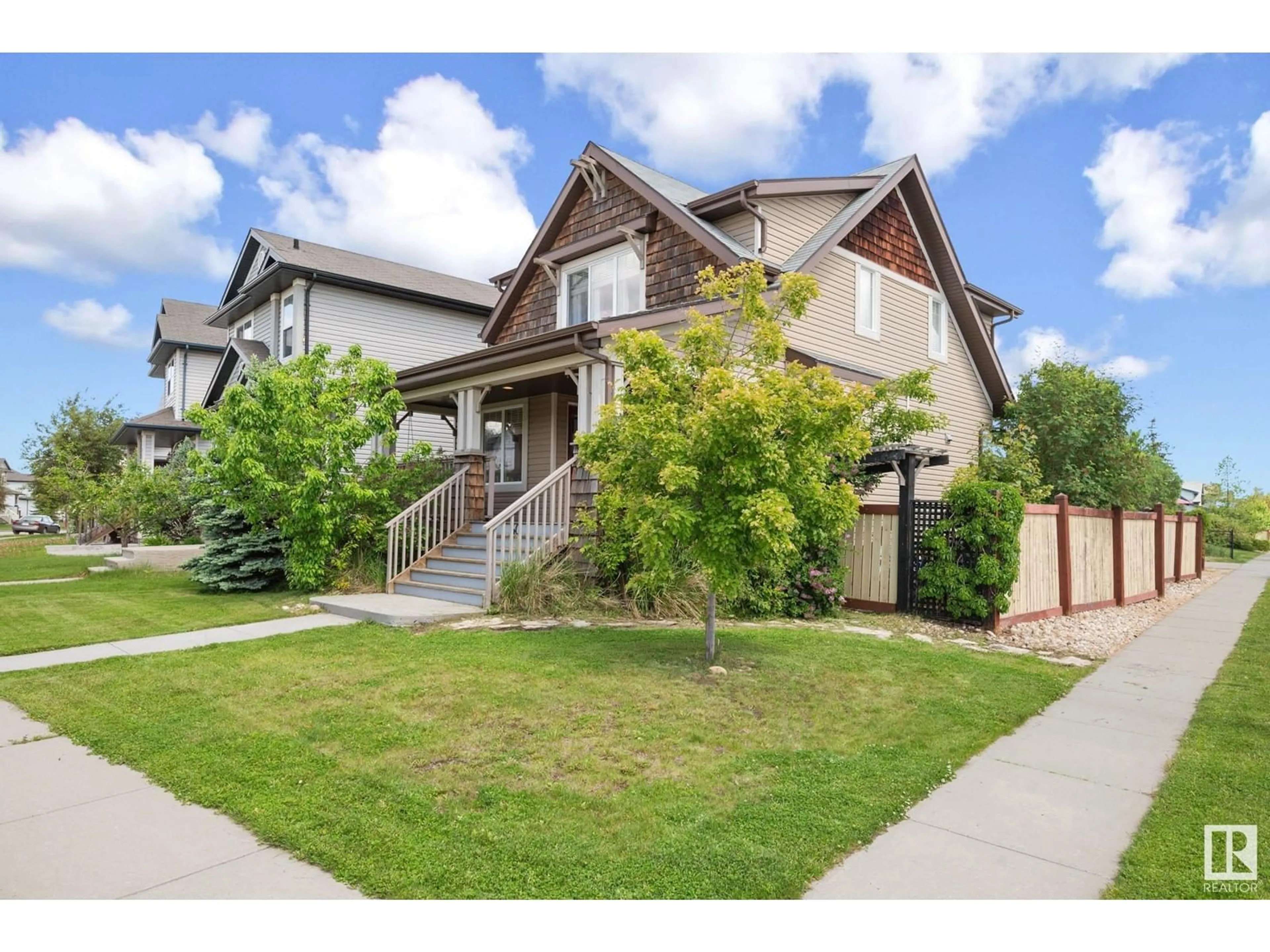 Frontside or backside of a home, the street view for 401 Songhurst PL, Leduc Alberta T9E0P7