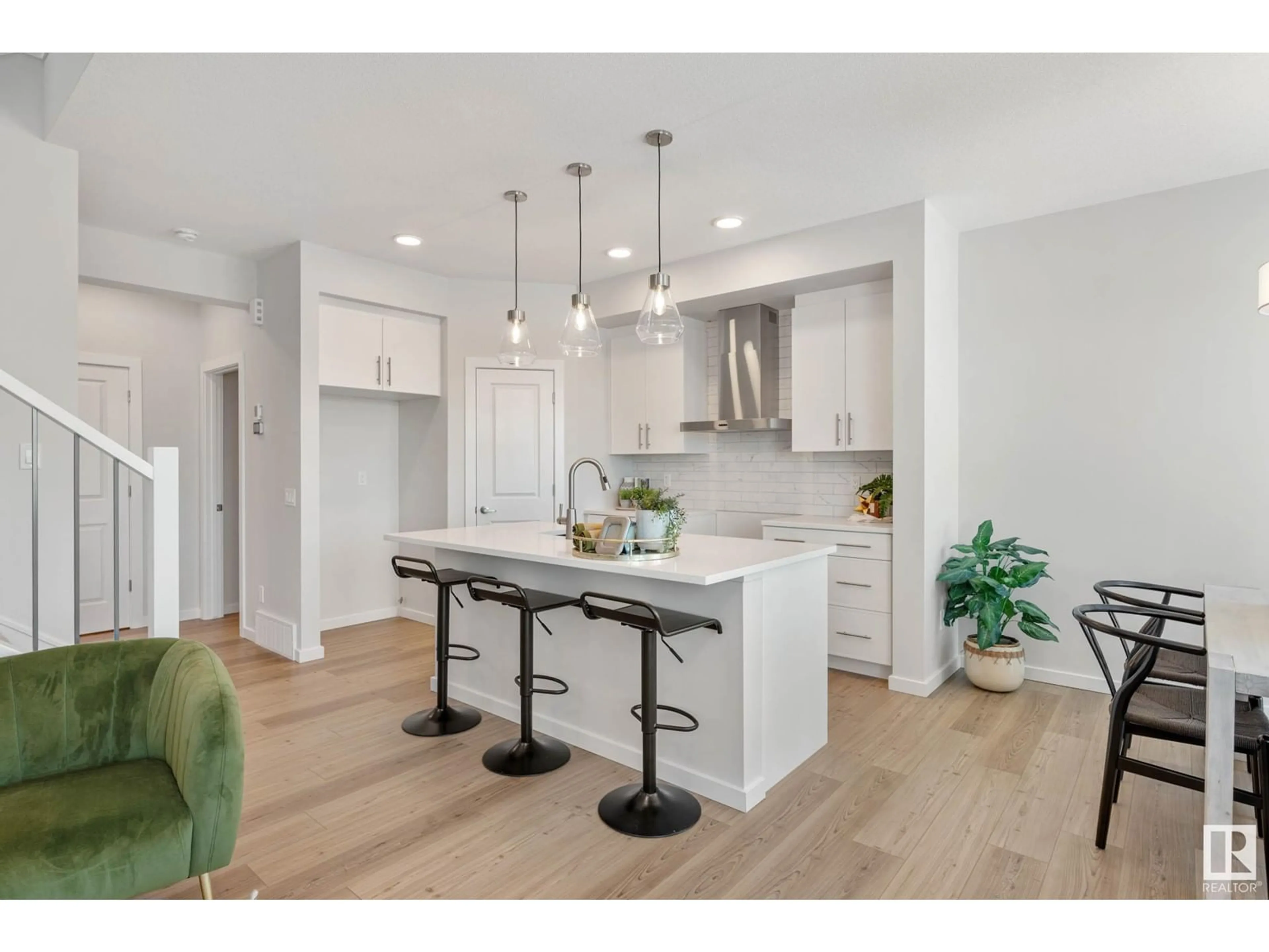 Open concept kitchen, unknown for 17432 2 ST, Edmonton Alberta T5Y4G6