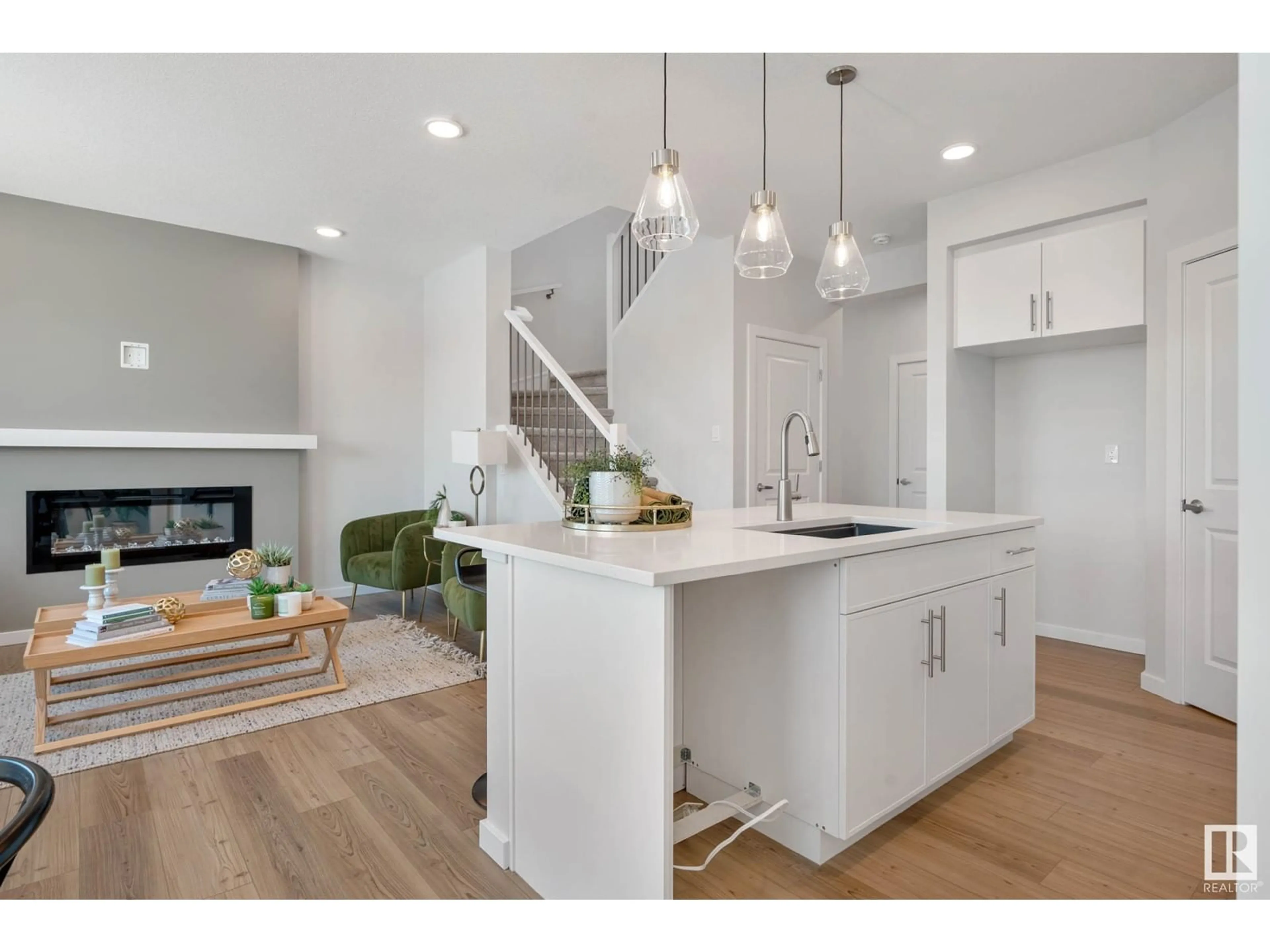 Open concept kitchen, unknown for 17432 2 ST, Edmonton Alberta T5Y4G6