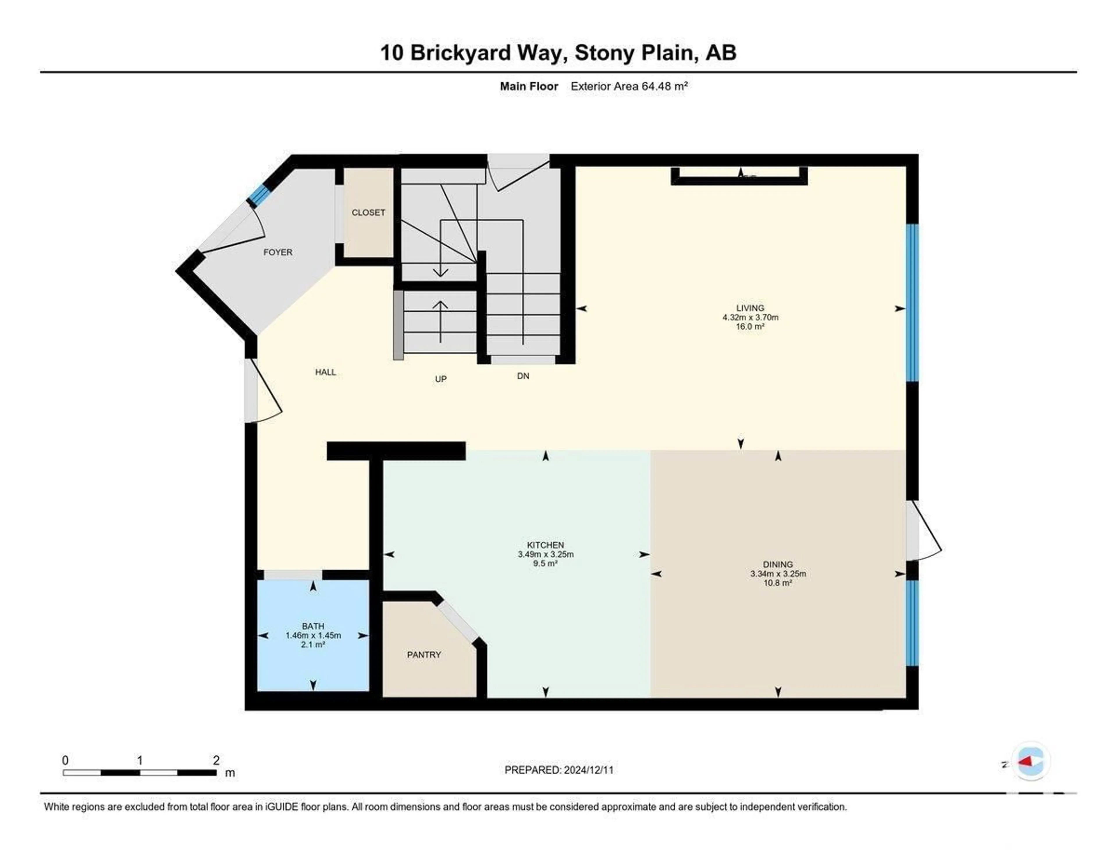 Floor plan for 10 BRICKYARD WY, Stony Plain Alberta T7Z0H9