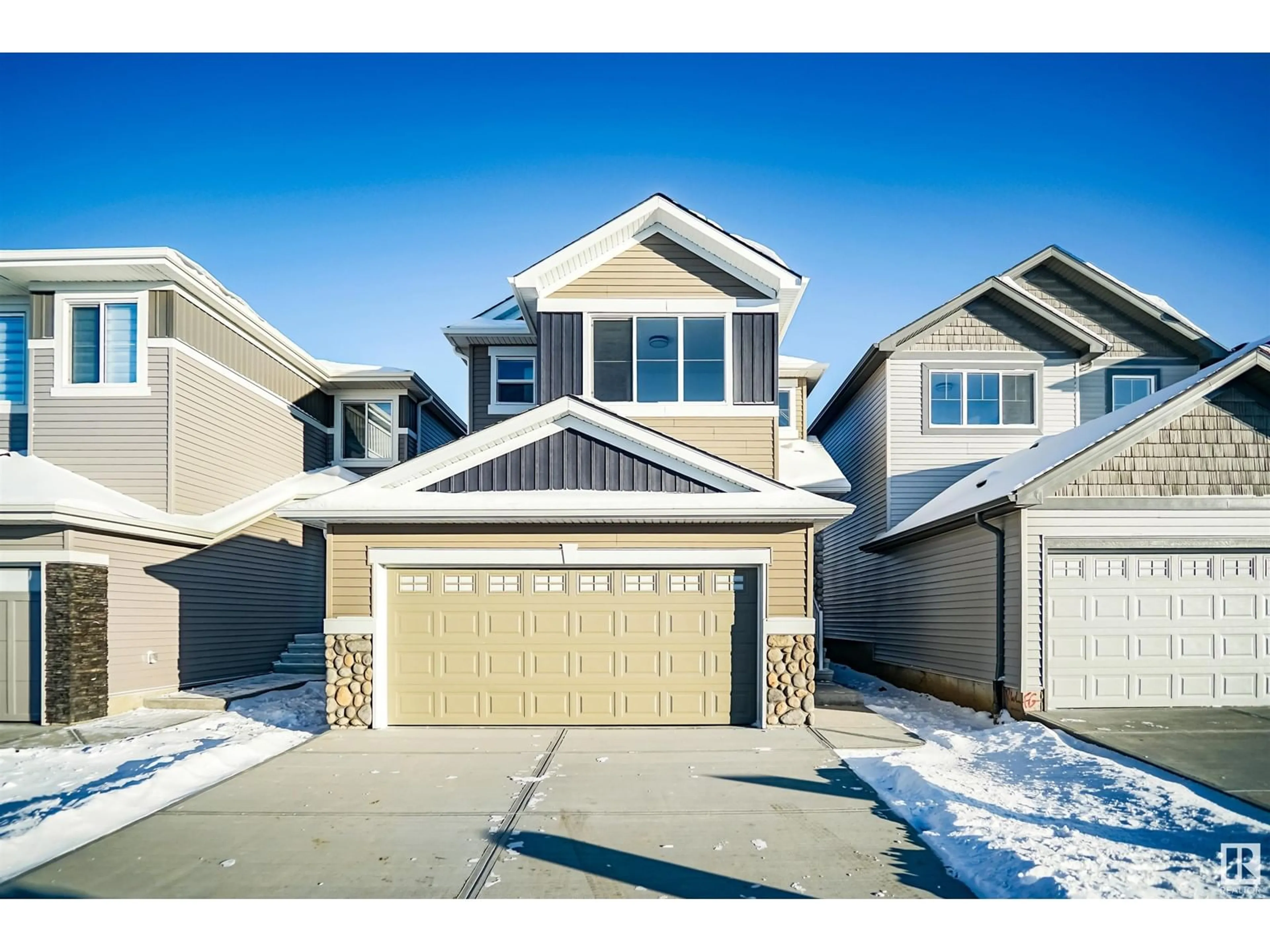 A pic from exterior of the house or condo, the street view for 9712 Carson PL SW, Edmonton Alberta T6W5P9