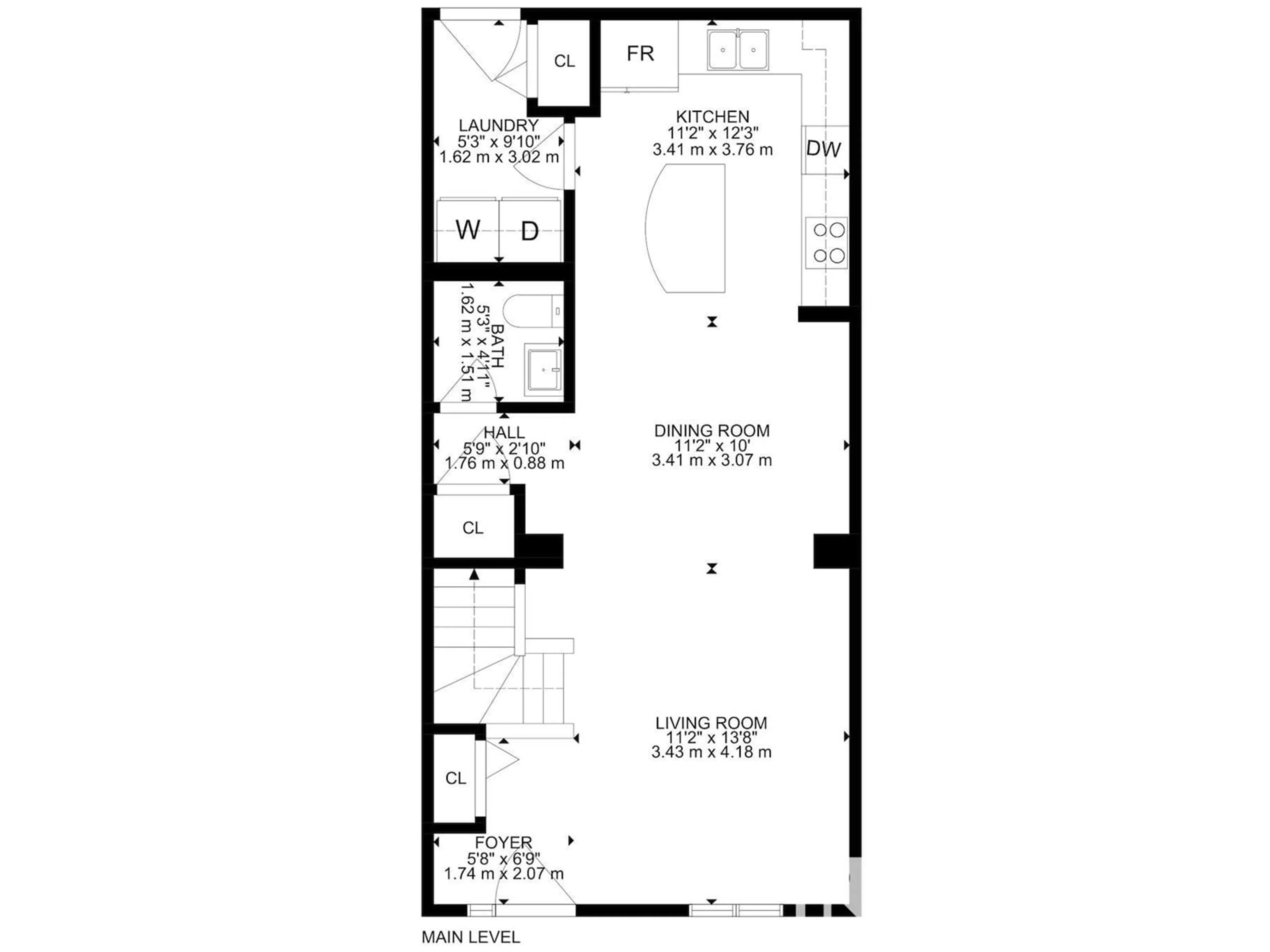 Floor plan for 224 Allard WY, Fort Saskatchewan Alberta T8L0T9