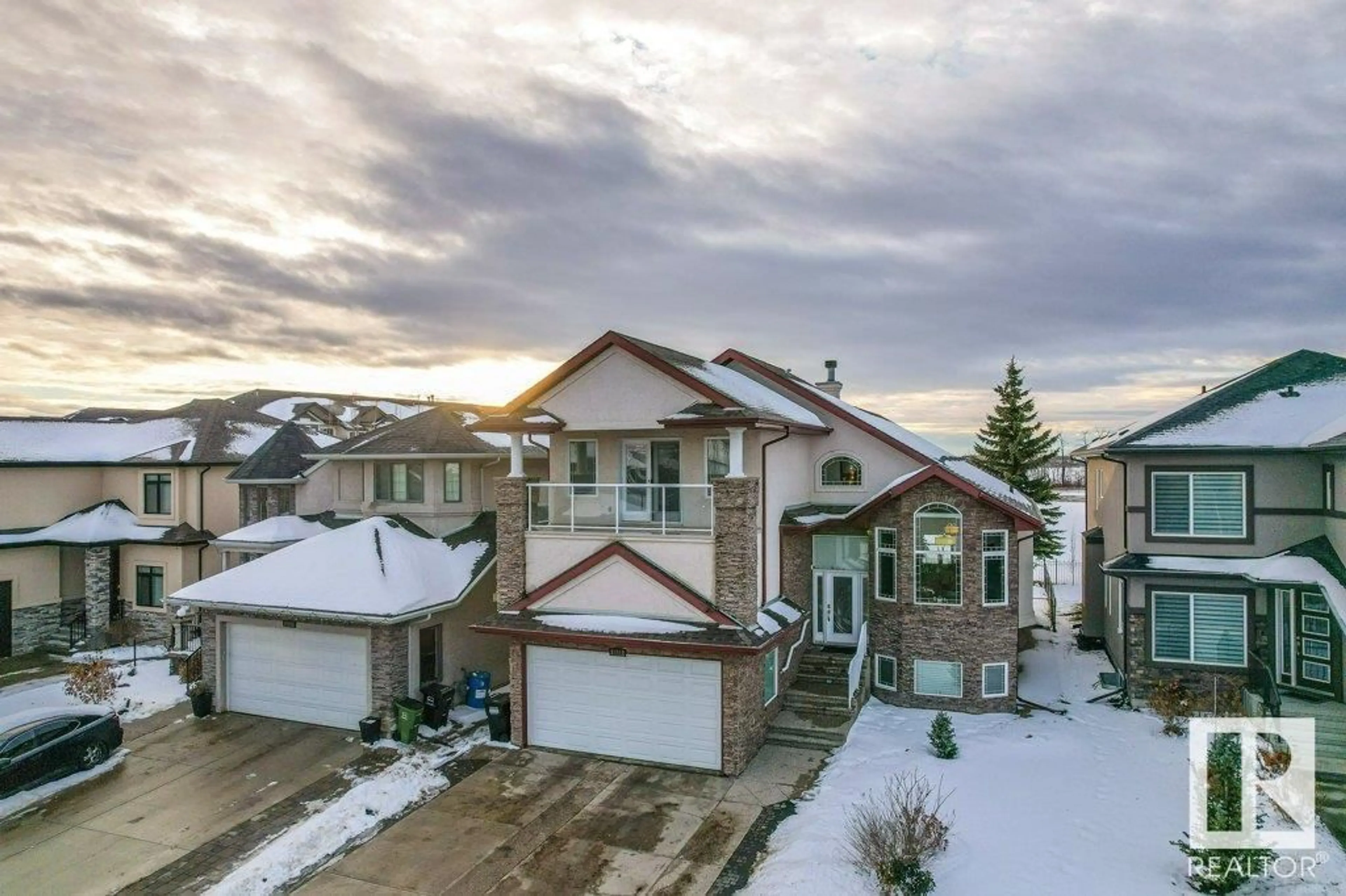 Frontside or backside of a home, the street view for 17512 110 ST NW, Edmonton Alberta T5X0B7