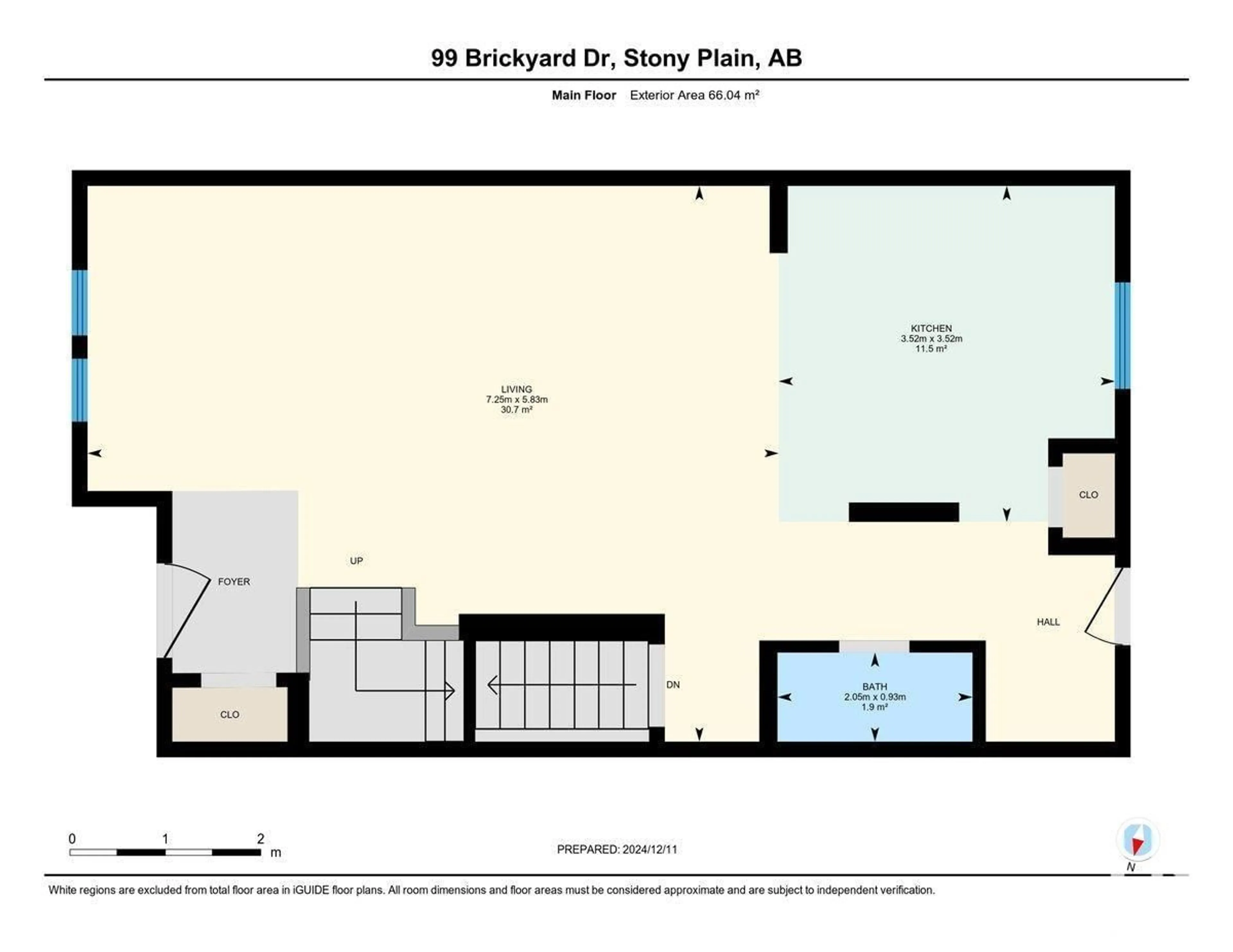 Floor plan for 99 BRICKYARD DR, Stony Plain Alberta T7Z1C3