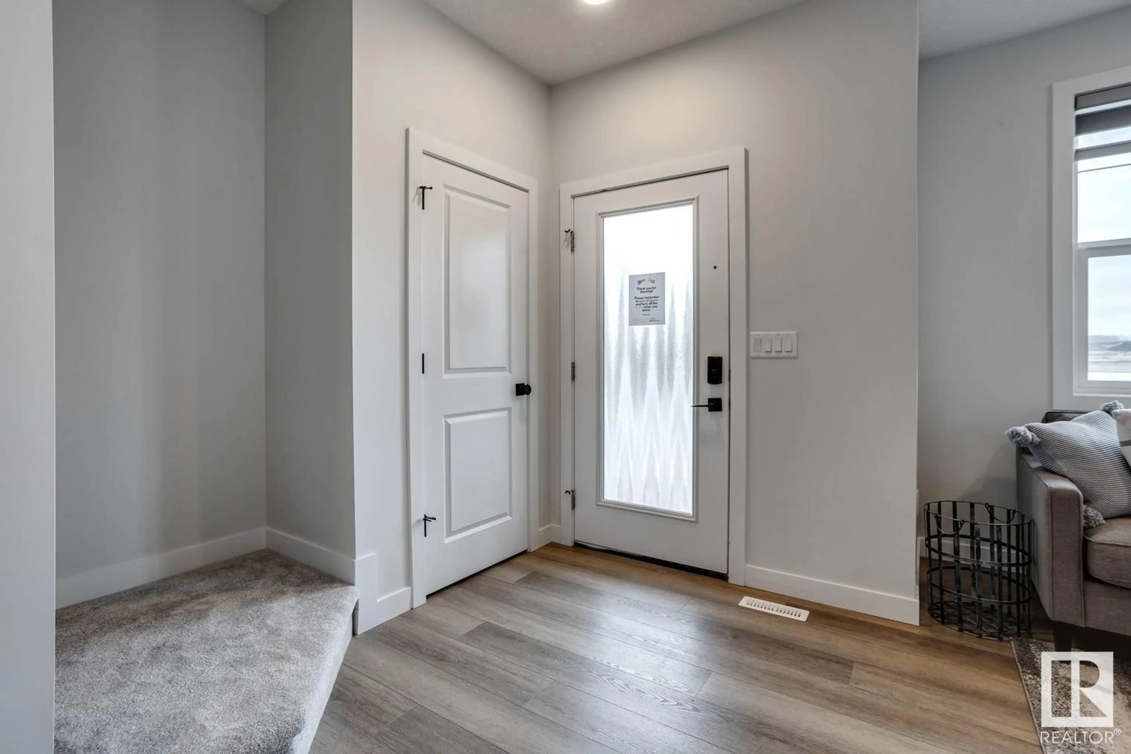 Indoor entryway, wood floors for 97 BRICKYARD DR, Stony Plain Alberta T7Z1C3