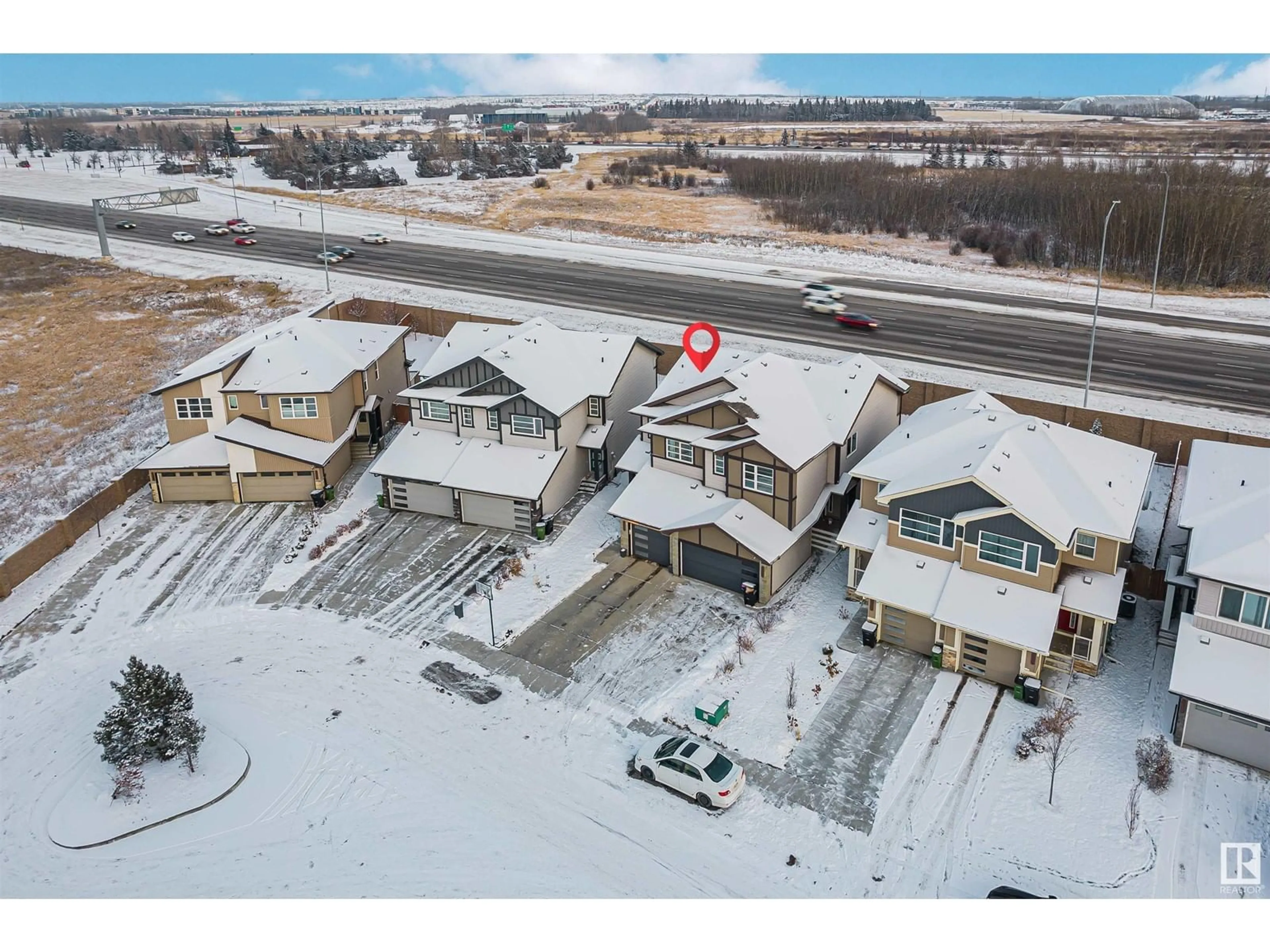 A pic from exterior of the house or condo, the street view for 2614 CASEY WY SW, Edmonton Alberta T6W3N2