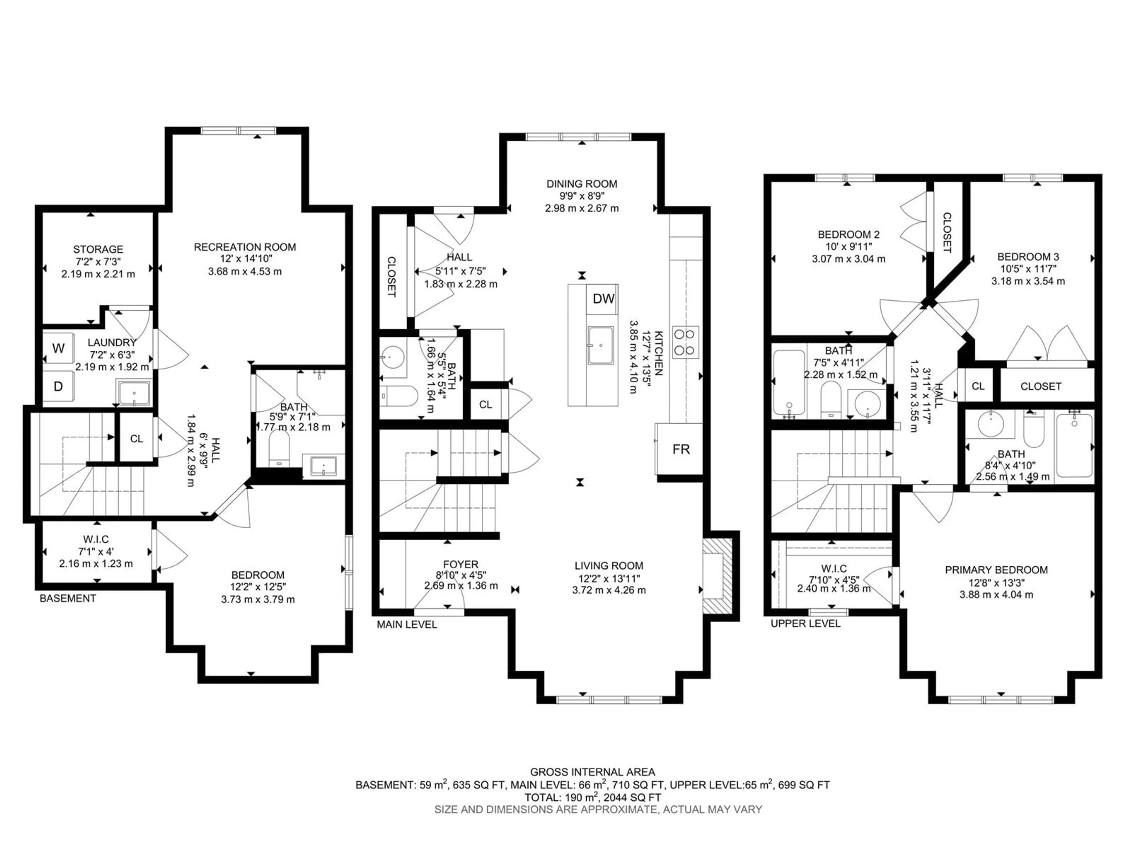 Floor plan for 7314 ARMOUR CR SW, Edmonton Alberta T6W2S2