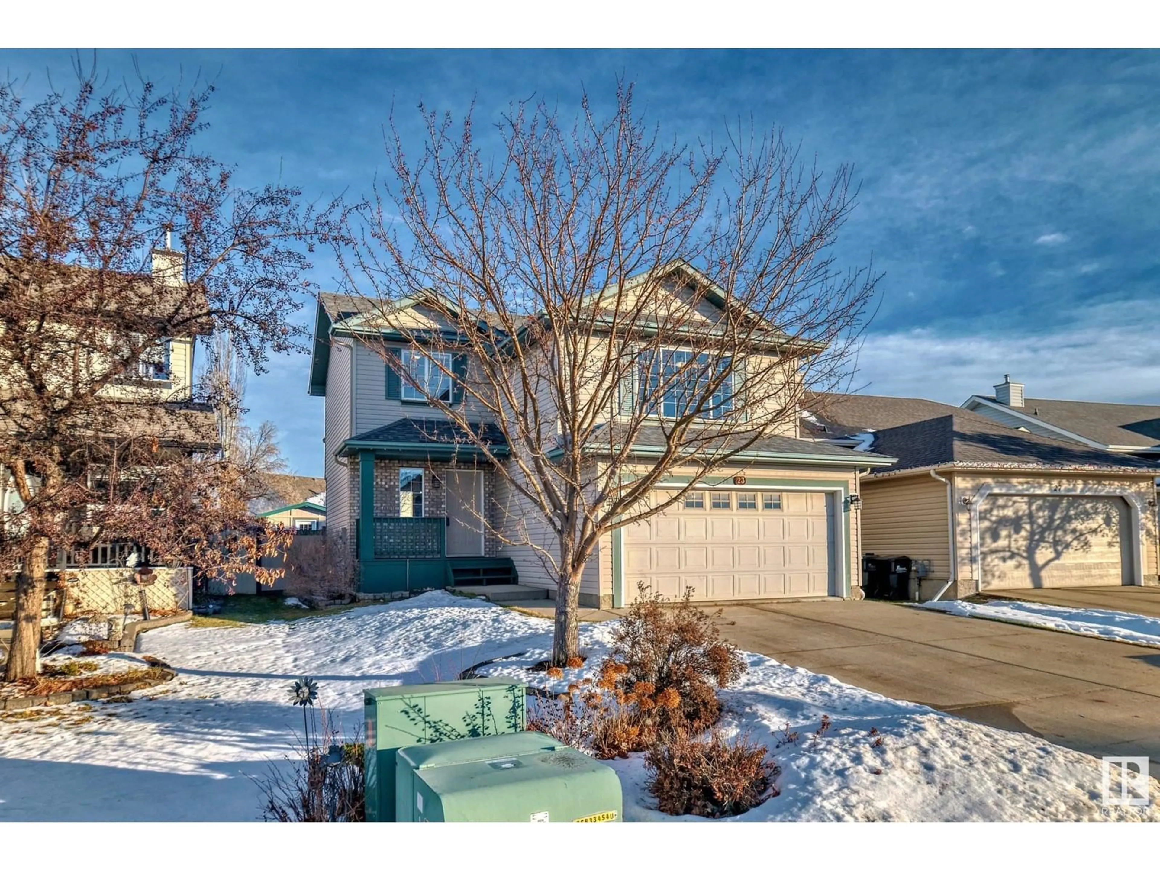 Frontside or backside of a home, the street view for 23 CHRISTINA WY, Sherwood Park Alberta T8H2G7