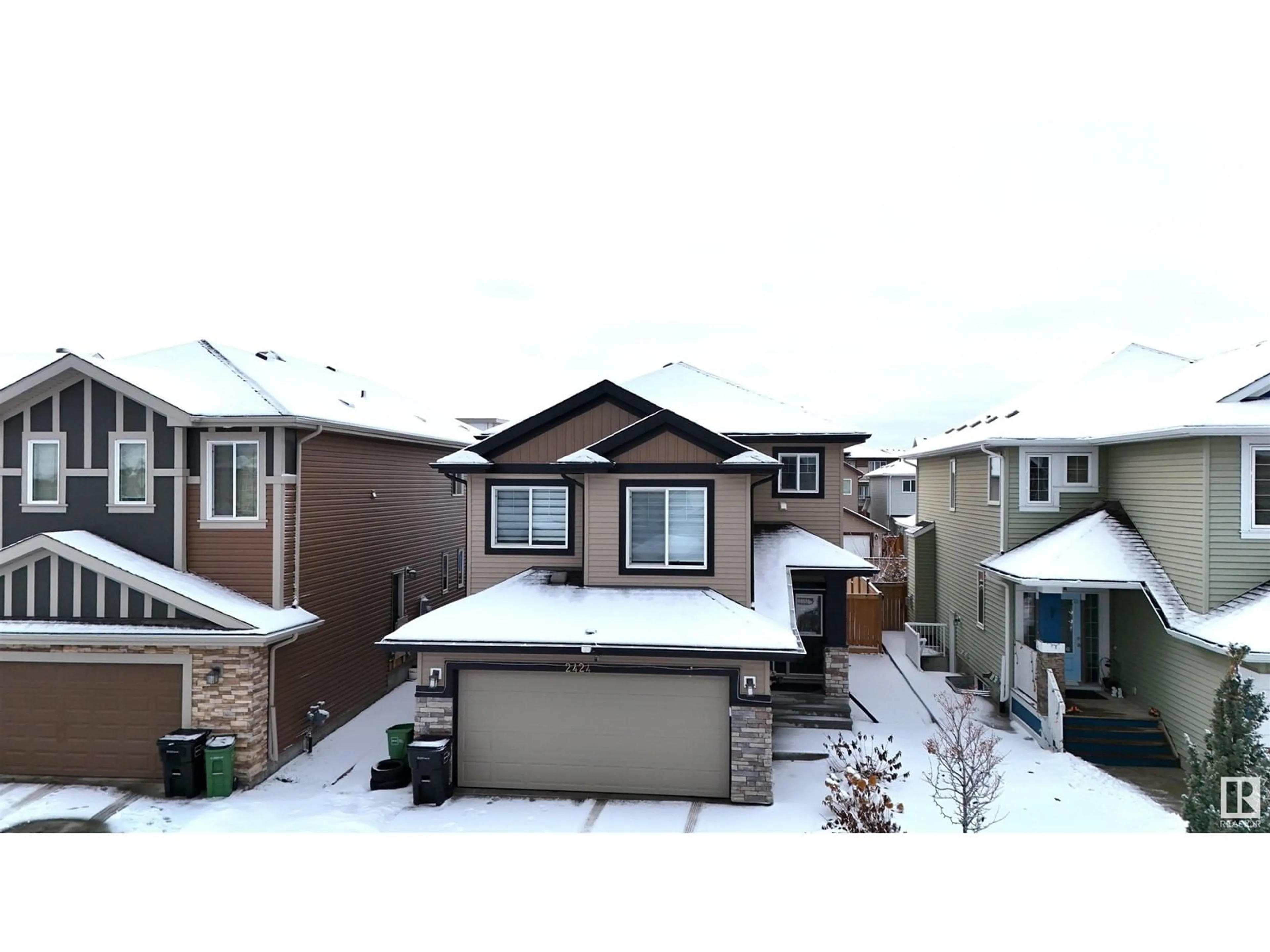 Frontside or backside of a home, the street view for 2424 13 street NW NW, Edmonton Alberta T6T2E4