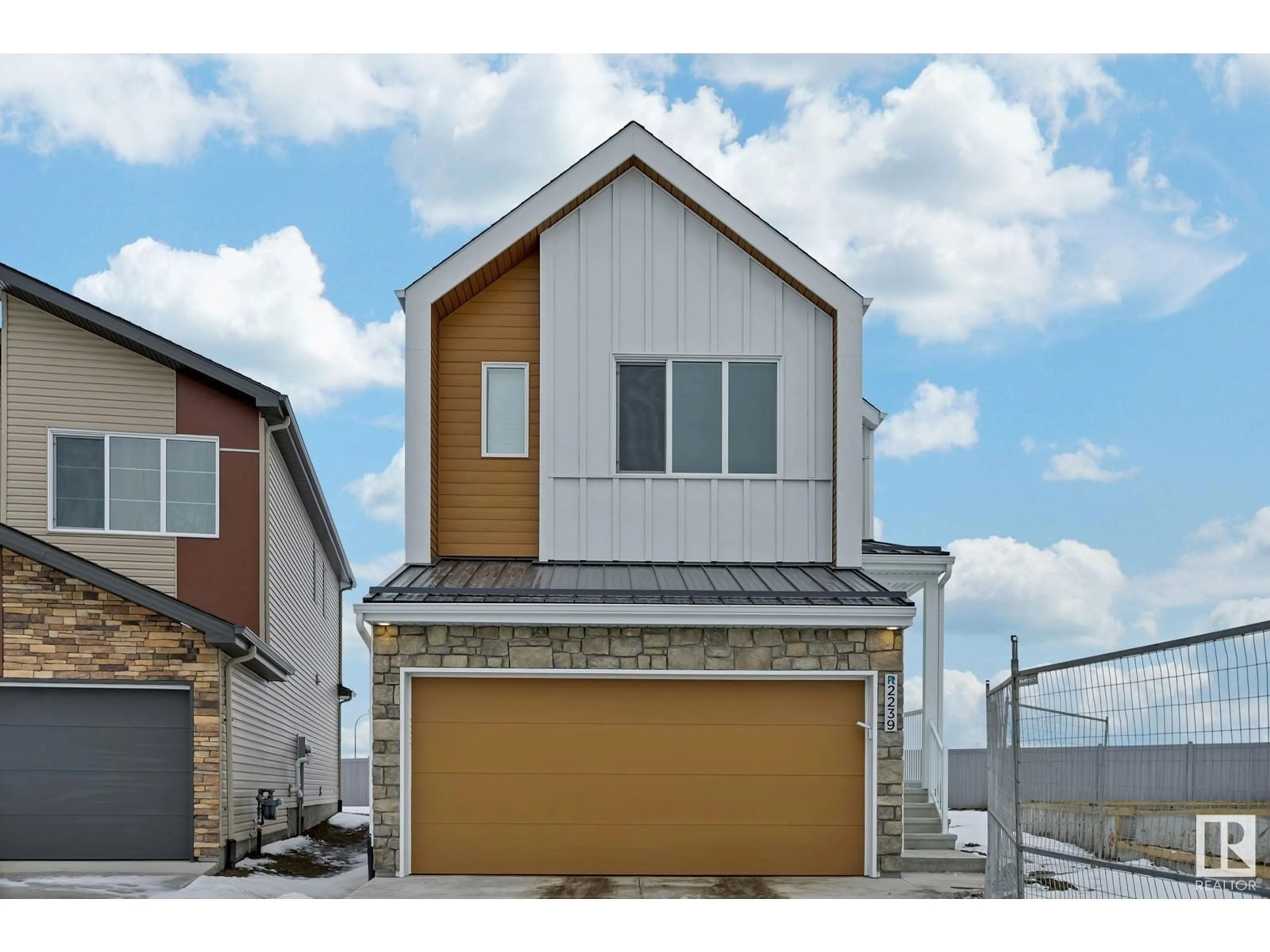 Frontside or backside of a home, the street view for 2239 190st NW NW, Edmonton Alberta T6M1R3