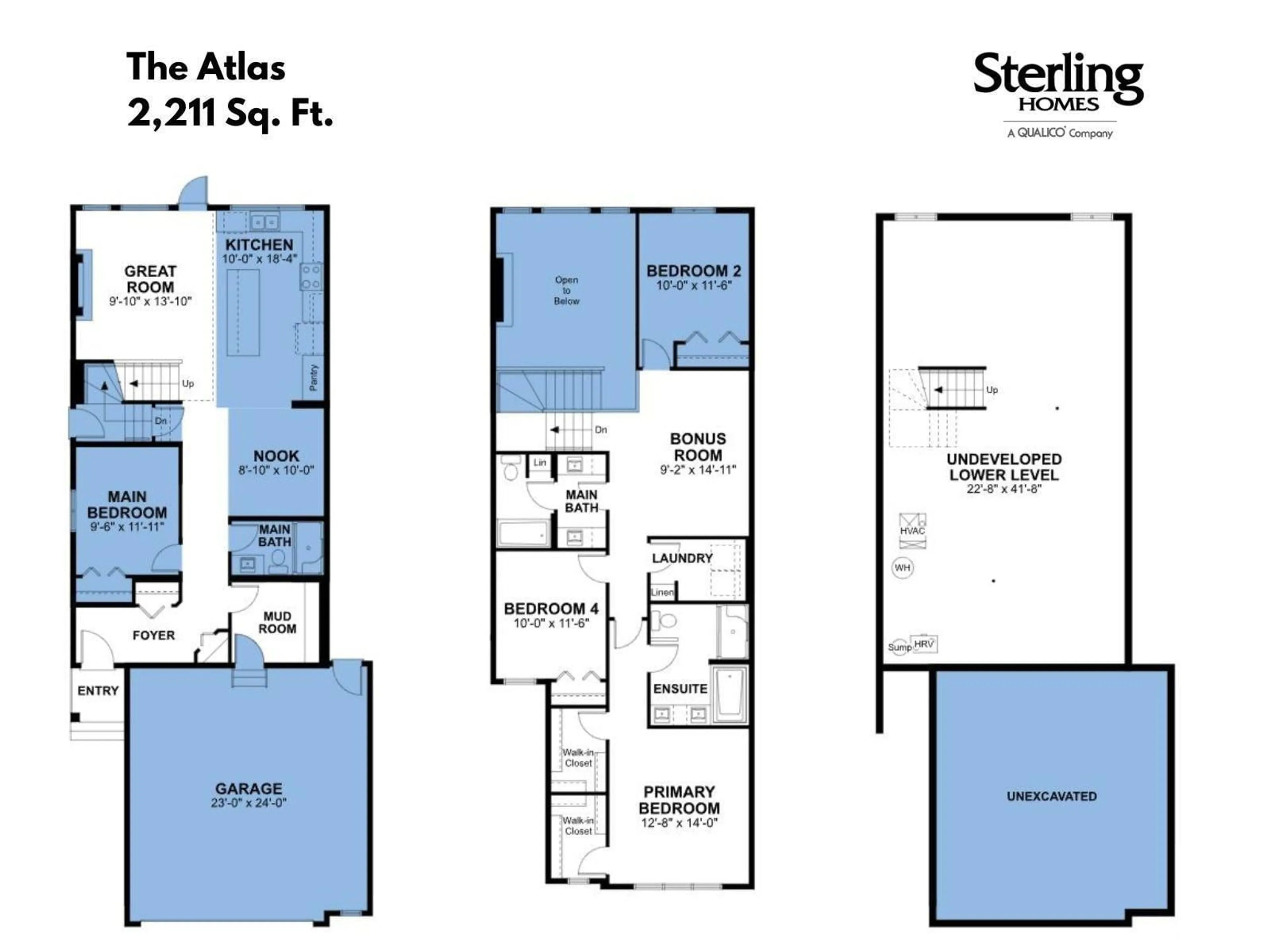 Floor plan for 684 KINGLET BV NW, Edmonton Alberta T5S2B9