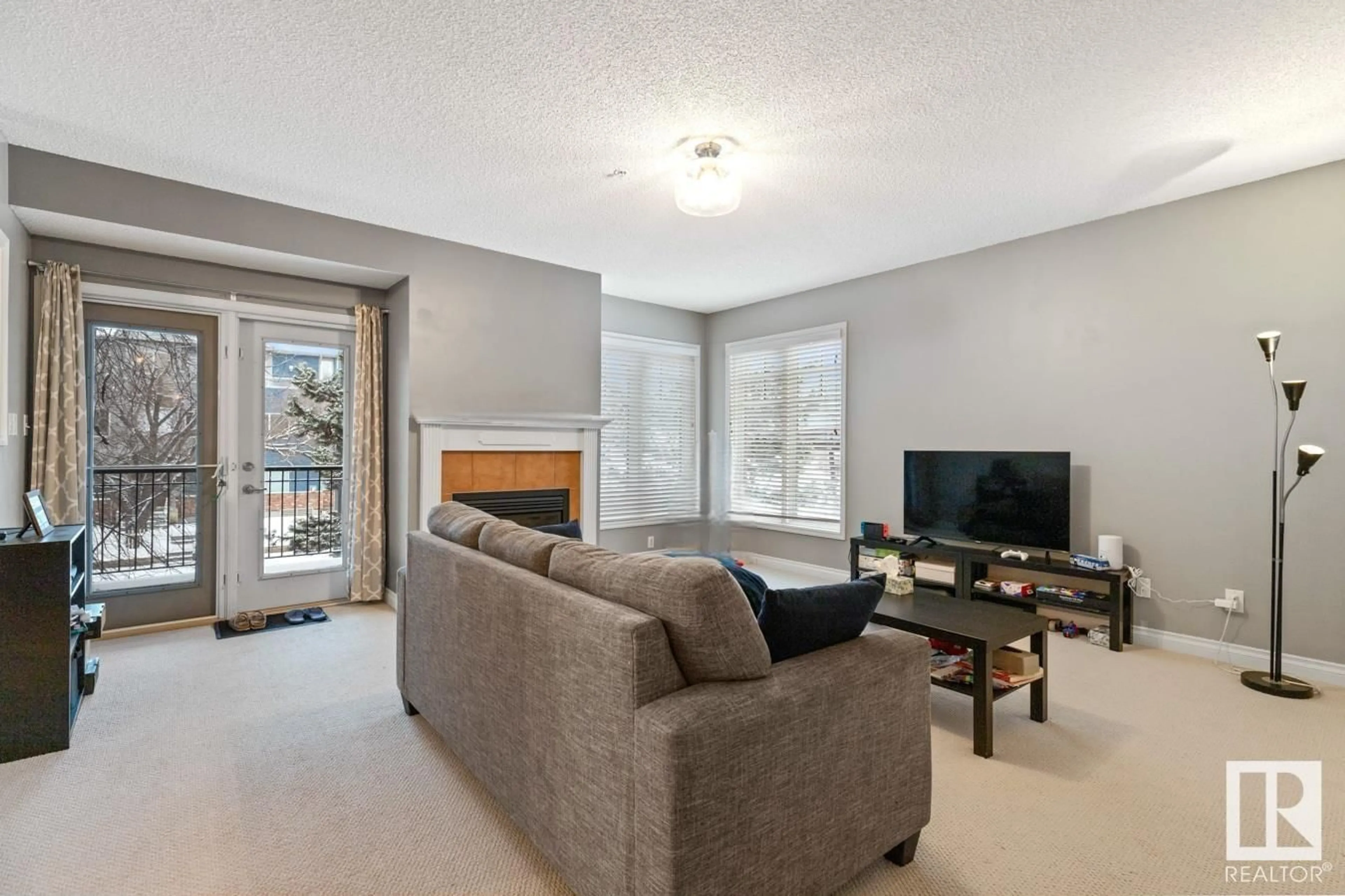 Living room with furniture, unknown for #201 9803 96A ST NW, Edmonton Alberta T6A4A5