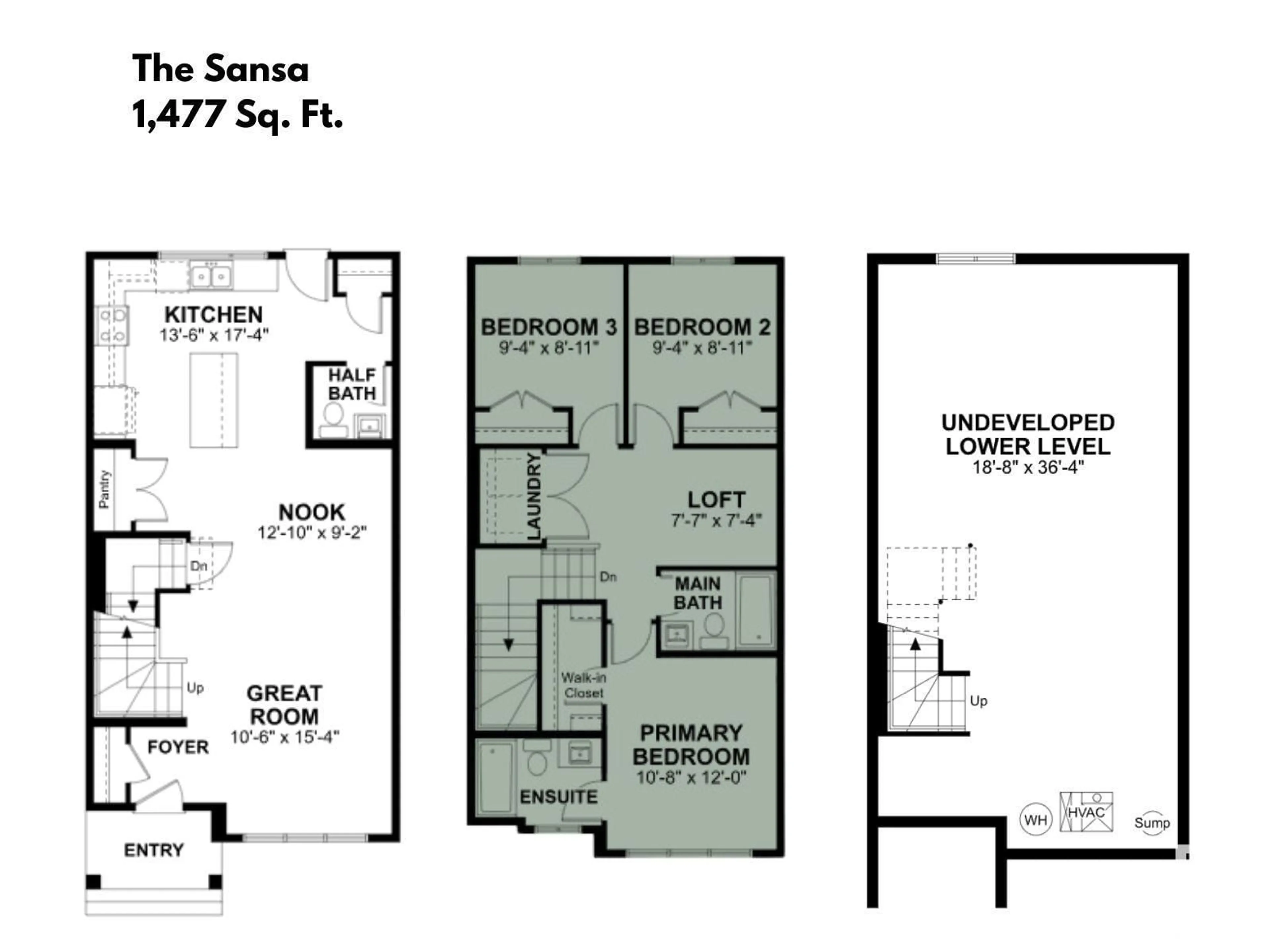 Floor plan for 189 Sunland WY, Sherwood Park Alberta T8H2Y6