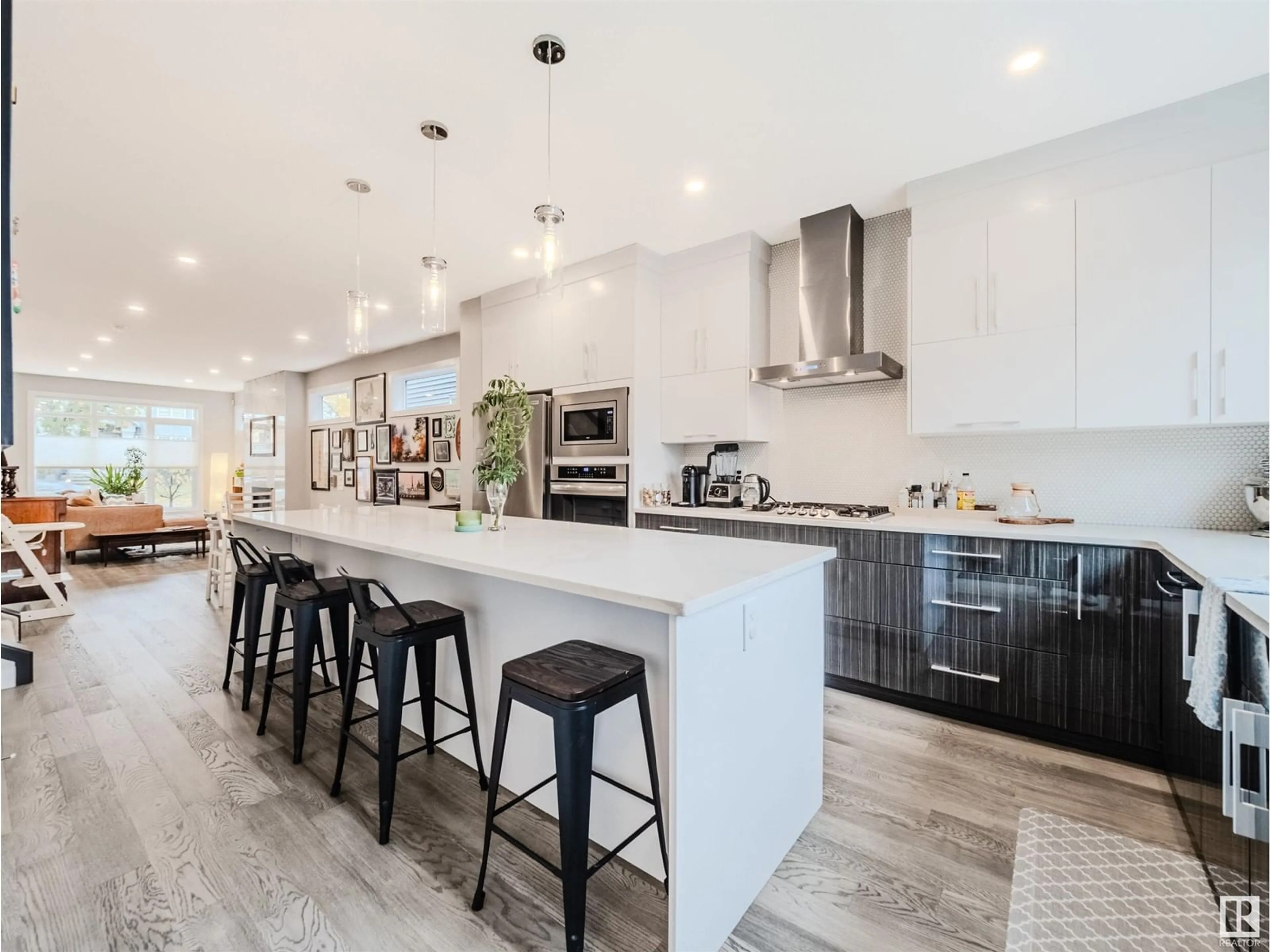 Open concept kitchen, unknown for 10530 80 ST NW, Edmonton Alberta T6A3J7