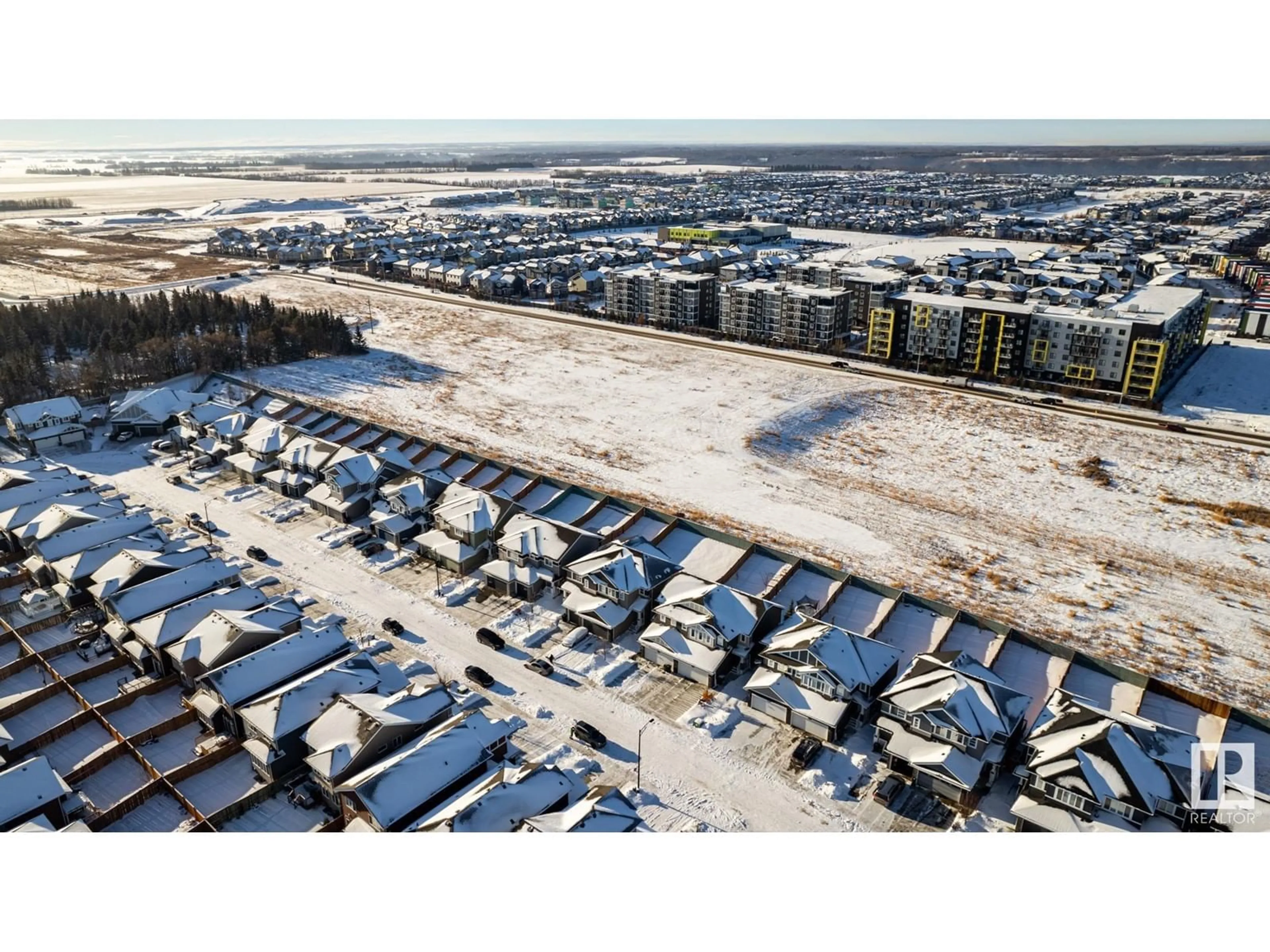 A pic from outside/outdoor area/front of a property/back of a property/a pic from drone, street for 1512 169 ST SW, Edmonton Alberta T6W1H2