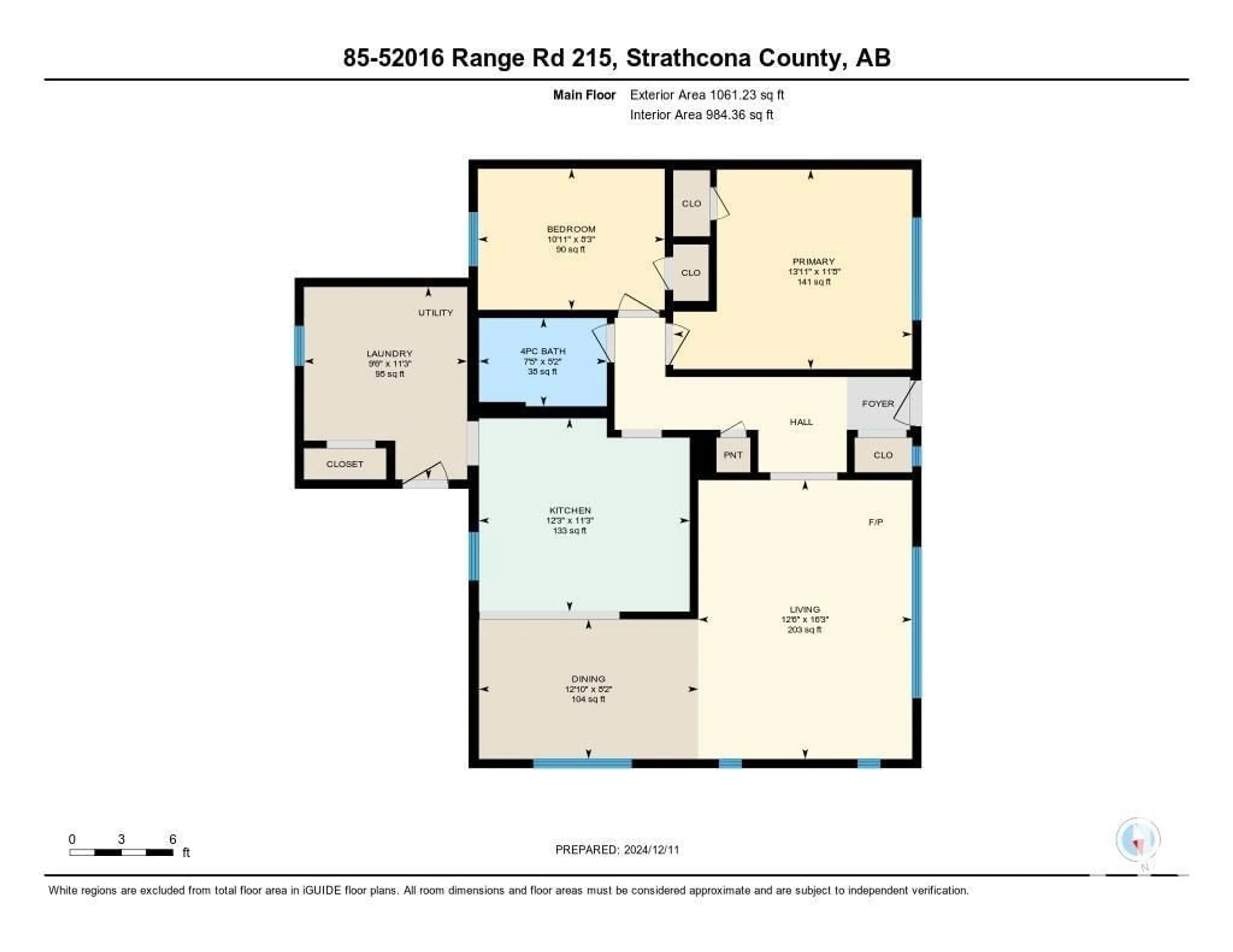 Floor plan for #85 52061 RGE ROAD 215, Rural Strathcona County Alberta T8E2B2