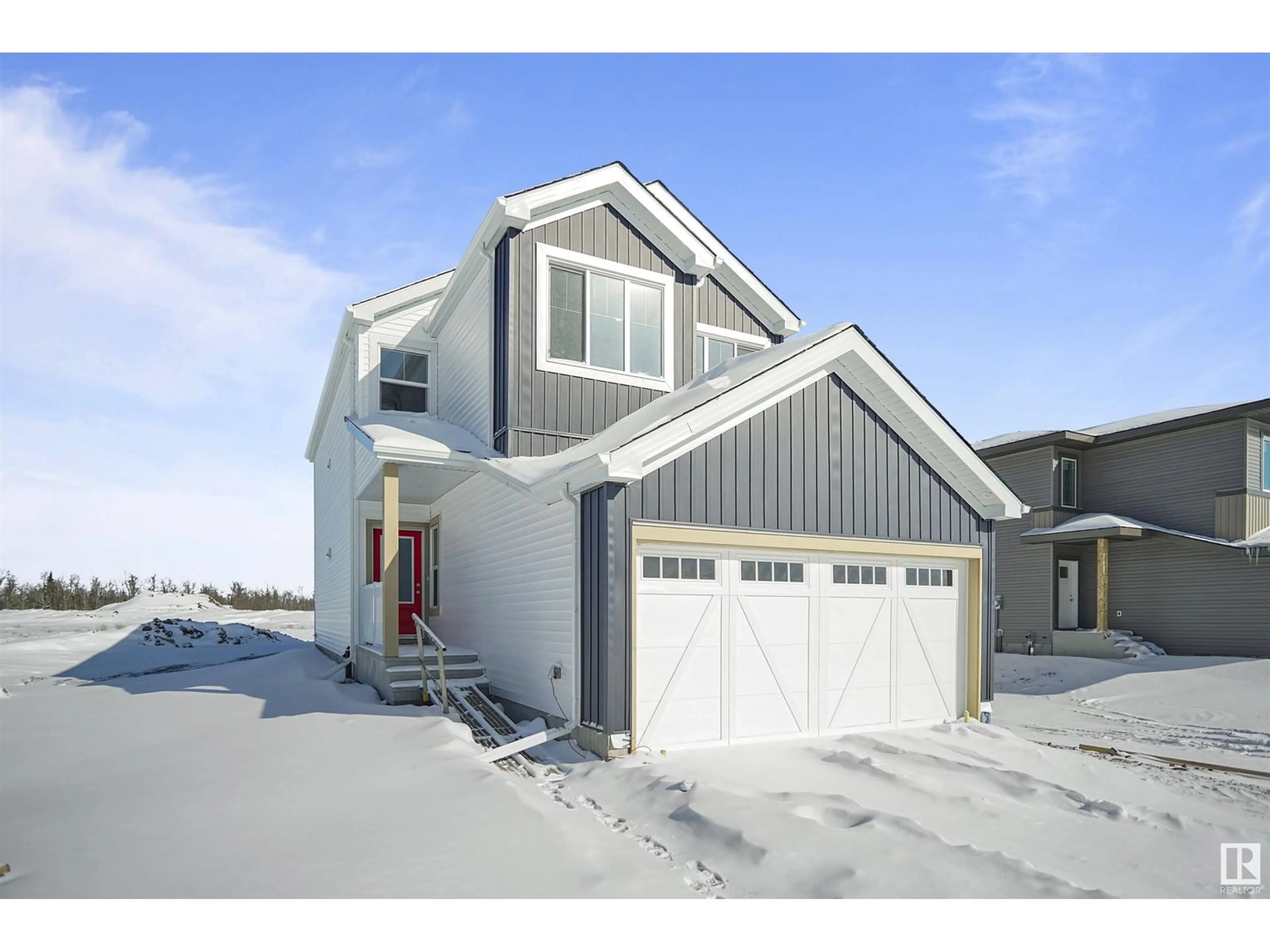 Home with vinyl exterior material, street for 49 NETTLE CR, St. Albert Alberta T8N7Z7