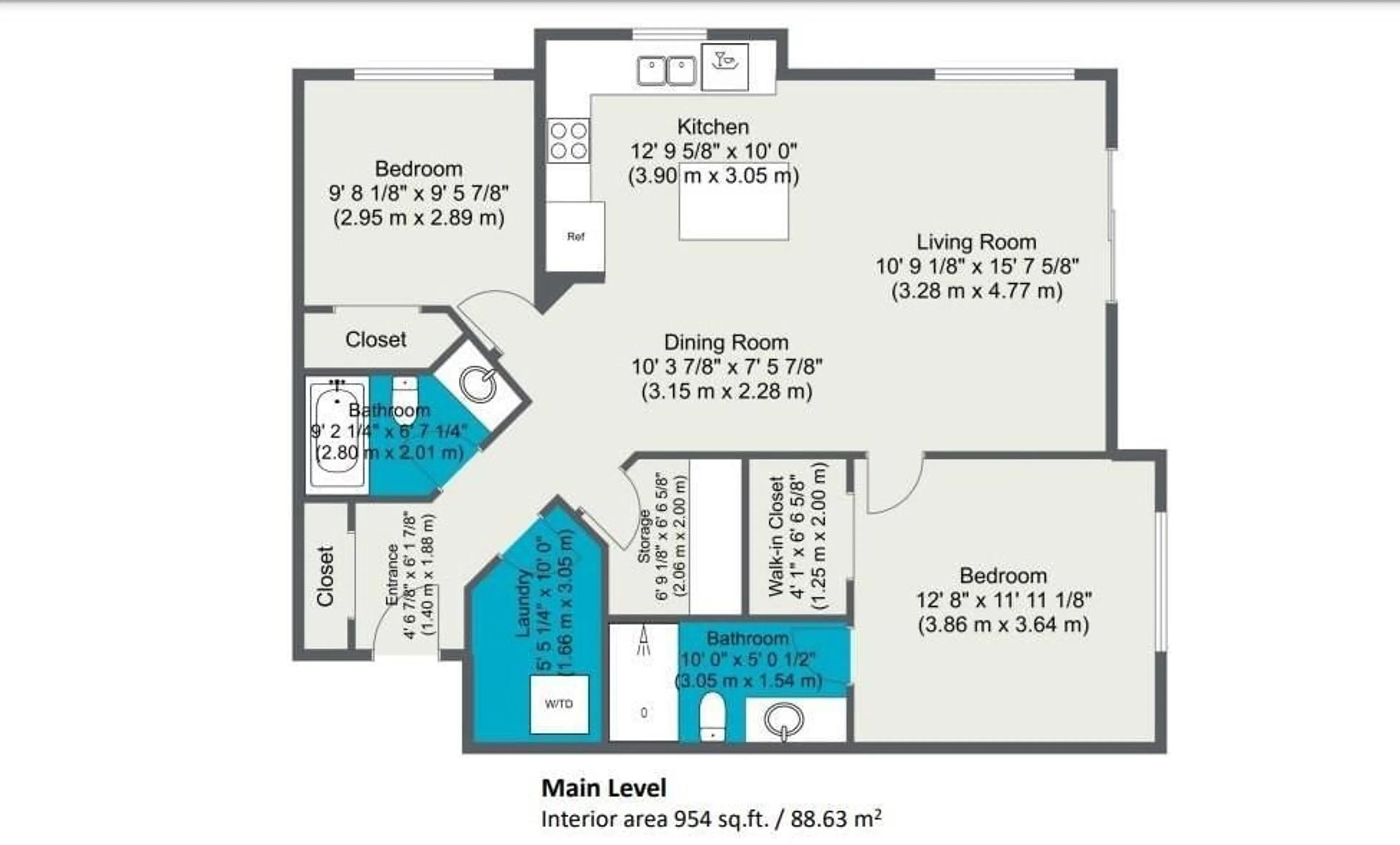 Floor plan for #413 2590 ANDERSON WY SW, Edmonton Alberta T6W0R2