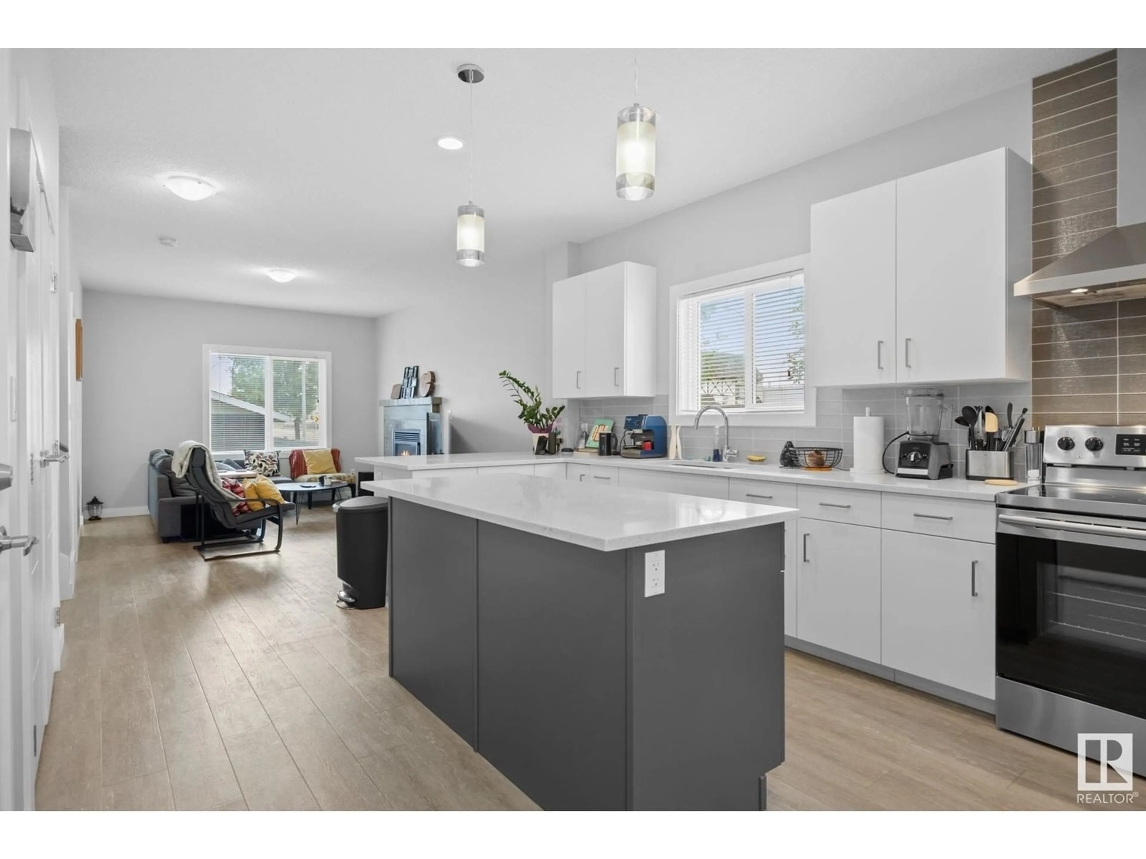 Open concept kitchen, unknown for 9863 73 AV NW, Edmonton Alberta T6E1B7