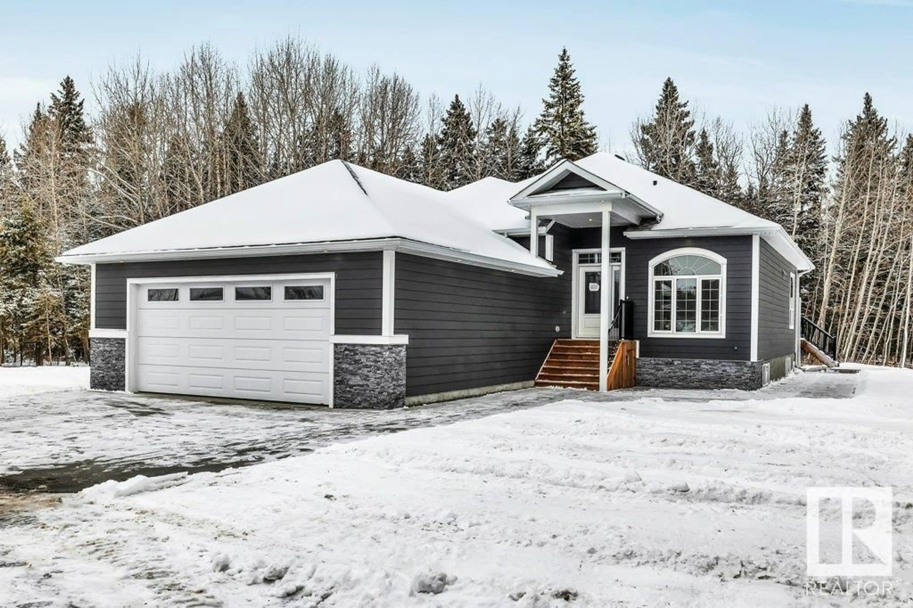 Home with vinyl exterior material, street for #26 243060 Twp Rd 470, Rural Wetaskiwin County Alberta T9A1W8