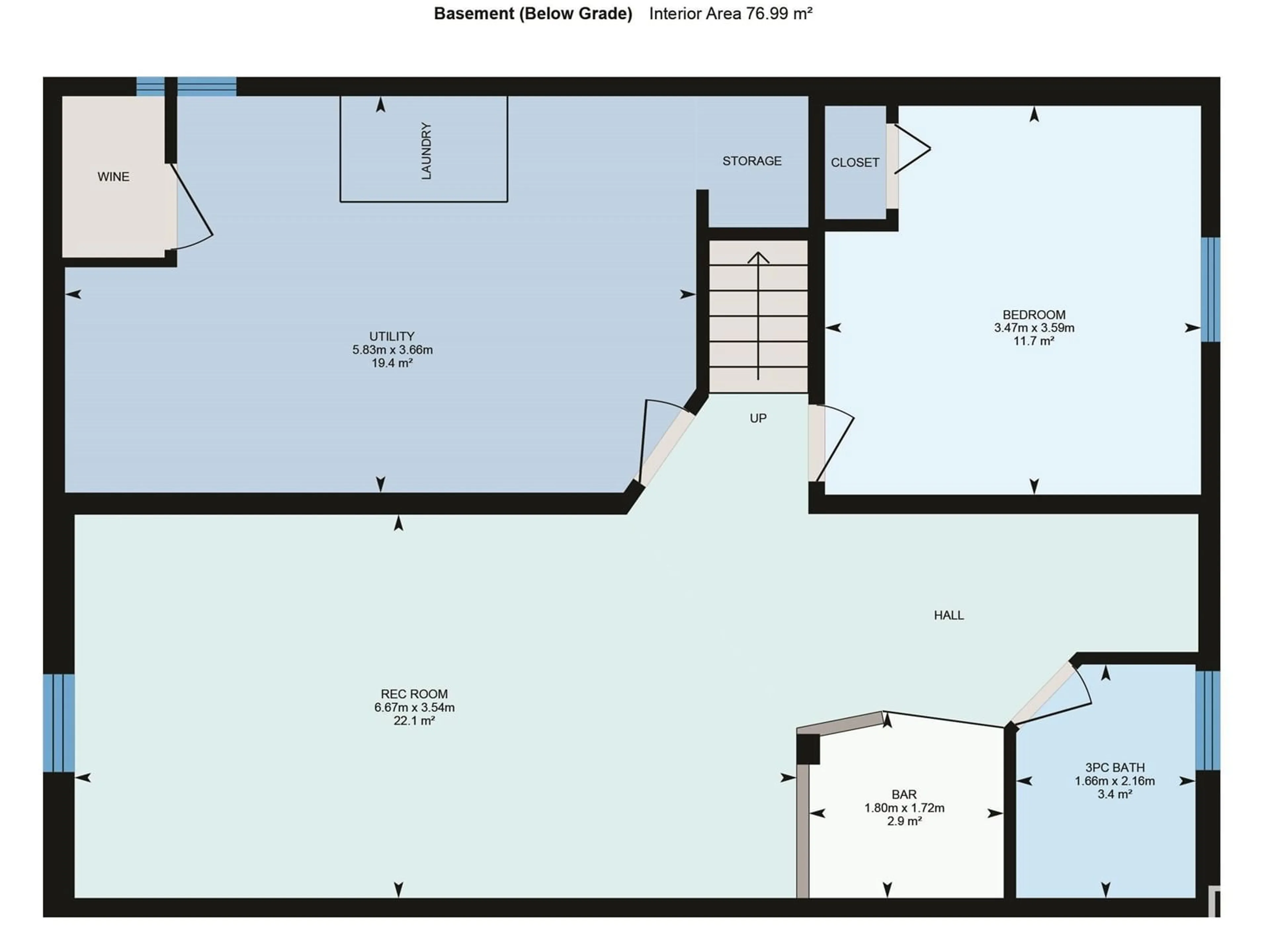 Floor plan for 13515 93 ST NW, Edmonton Alberta T5E3T7