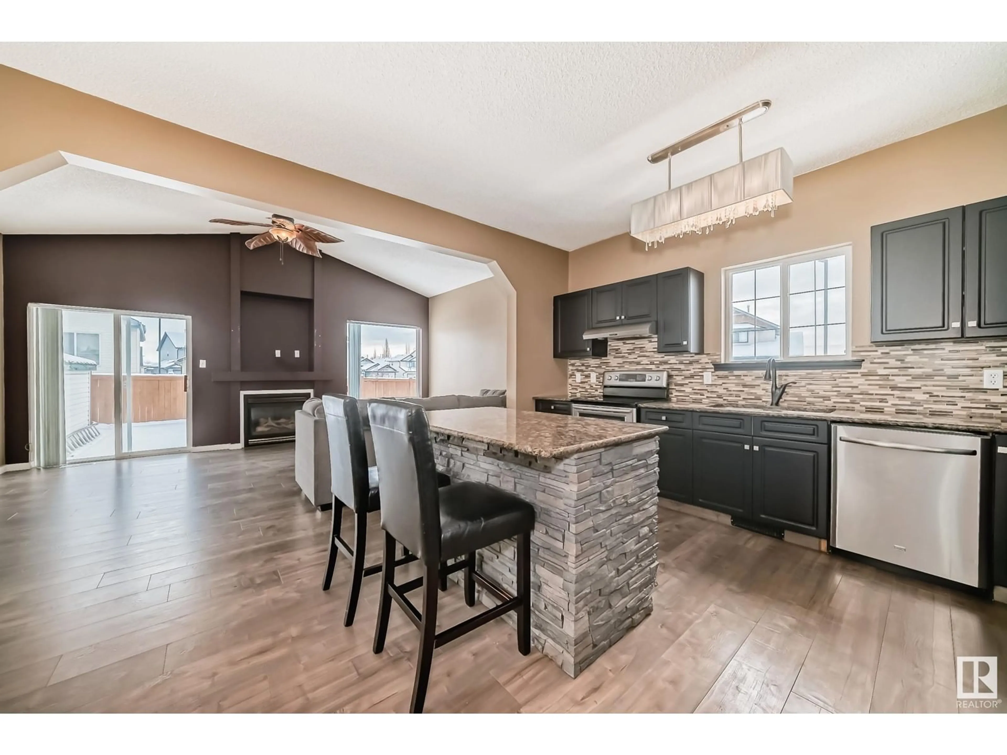 Open concept kitchen, unknown for 16403 91 ST NW, Edmonton Alberta T5Z3H7