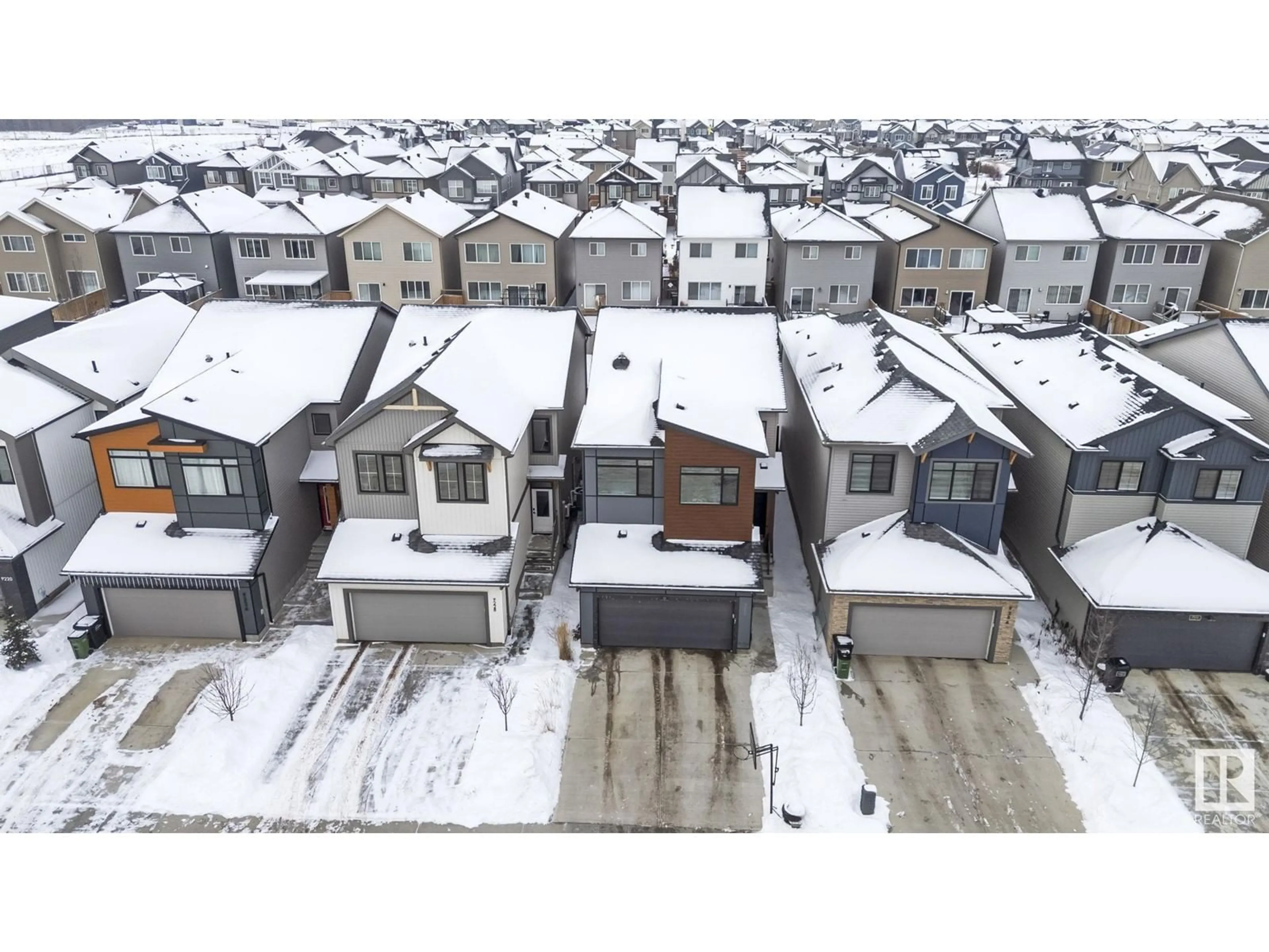 A pic from outside/outdoor area/front of a property/back of a property/a pic from drone, street for 9232 222 ST NW, Edmonton Alberta T5T7P2