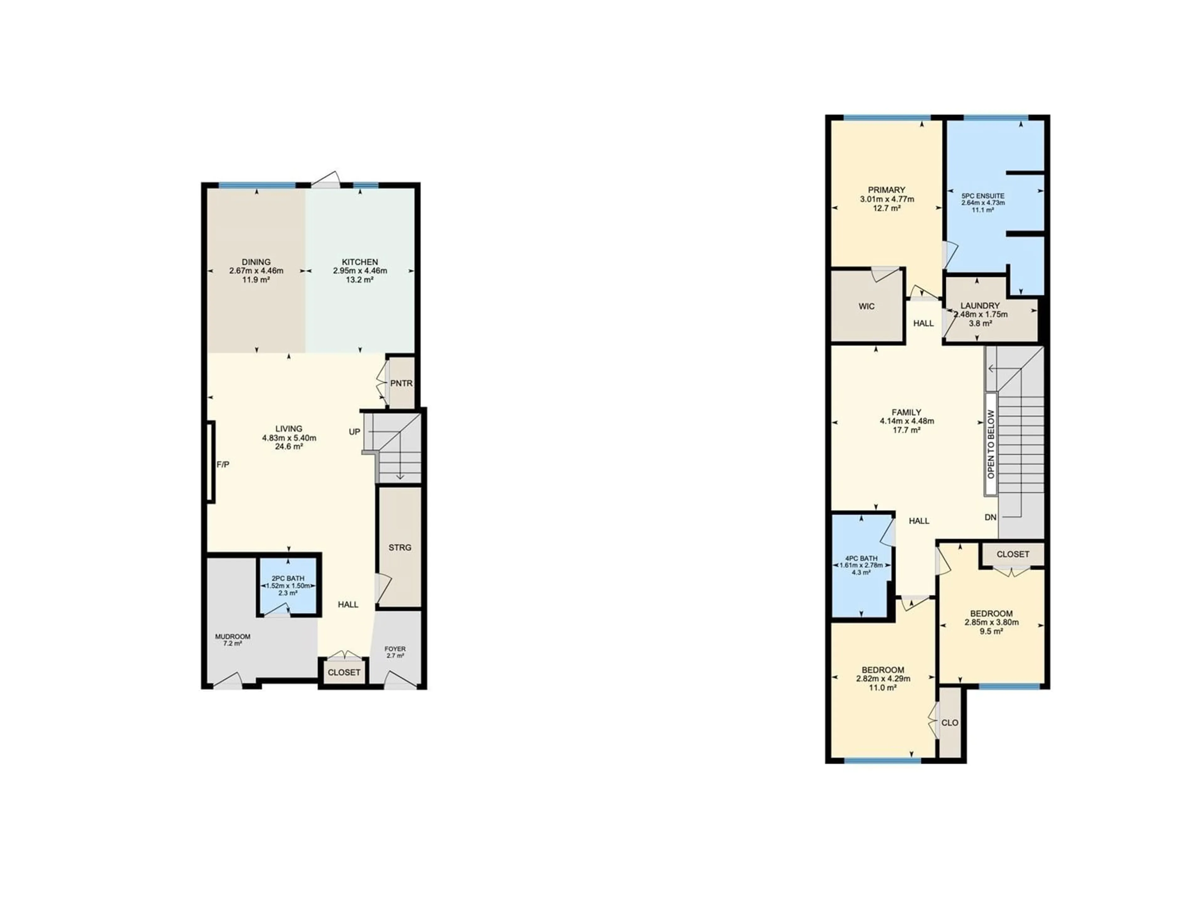 Floor plan for 7325 KLAPSTEIN CR SW, Edmonton Alberta T6W5N5