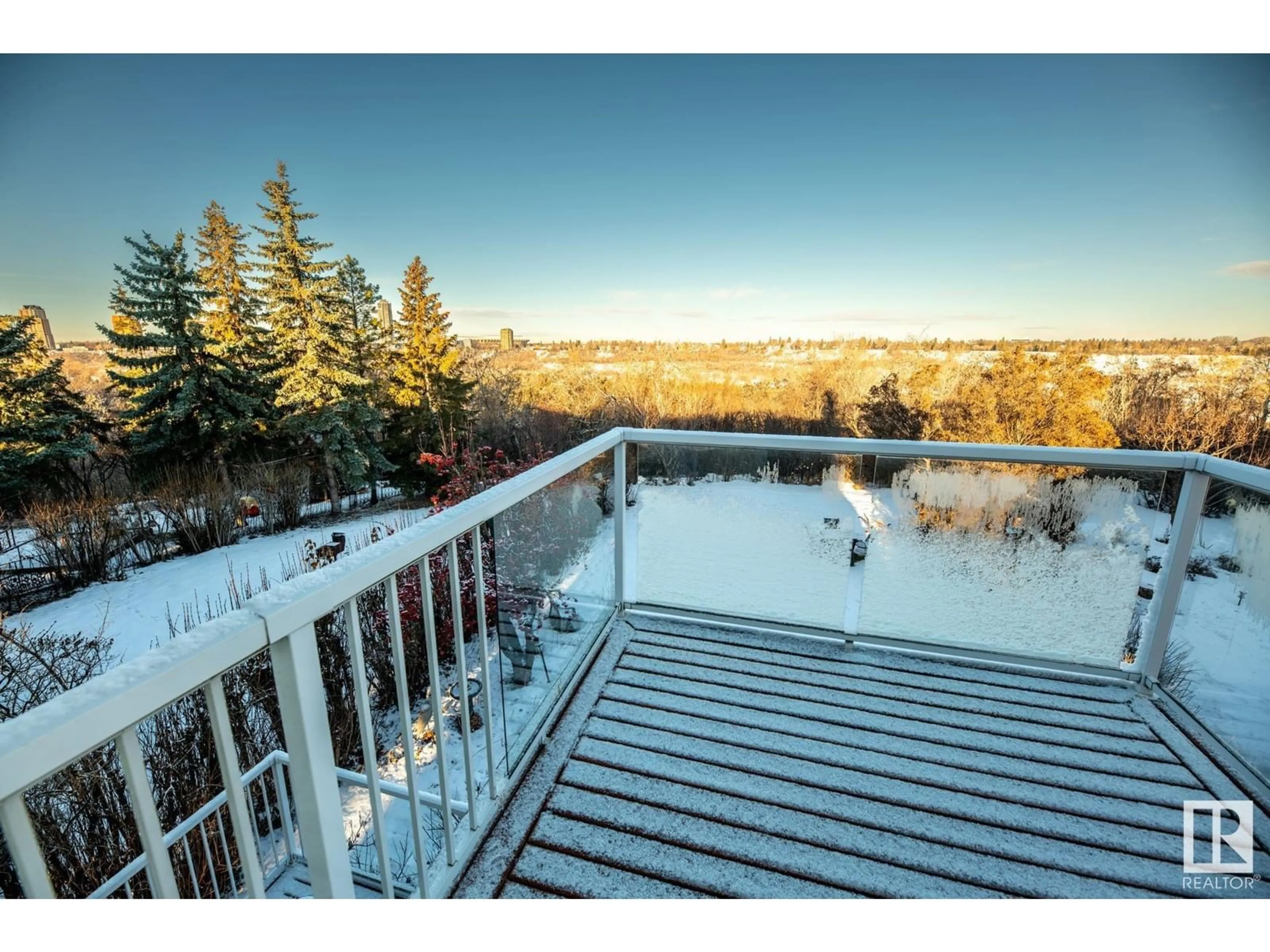 Patio, water/lake/river/ocean view for 8212 Rowland RD NW, Edmonton Alberta T6A3W9