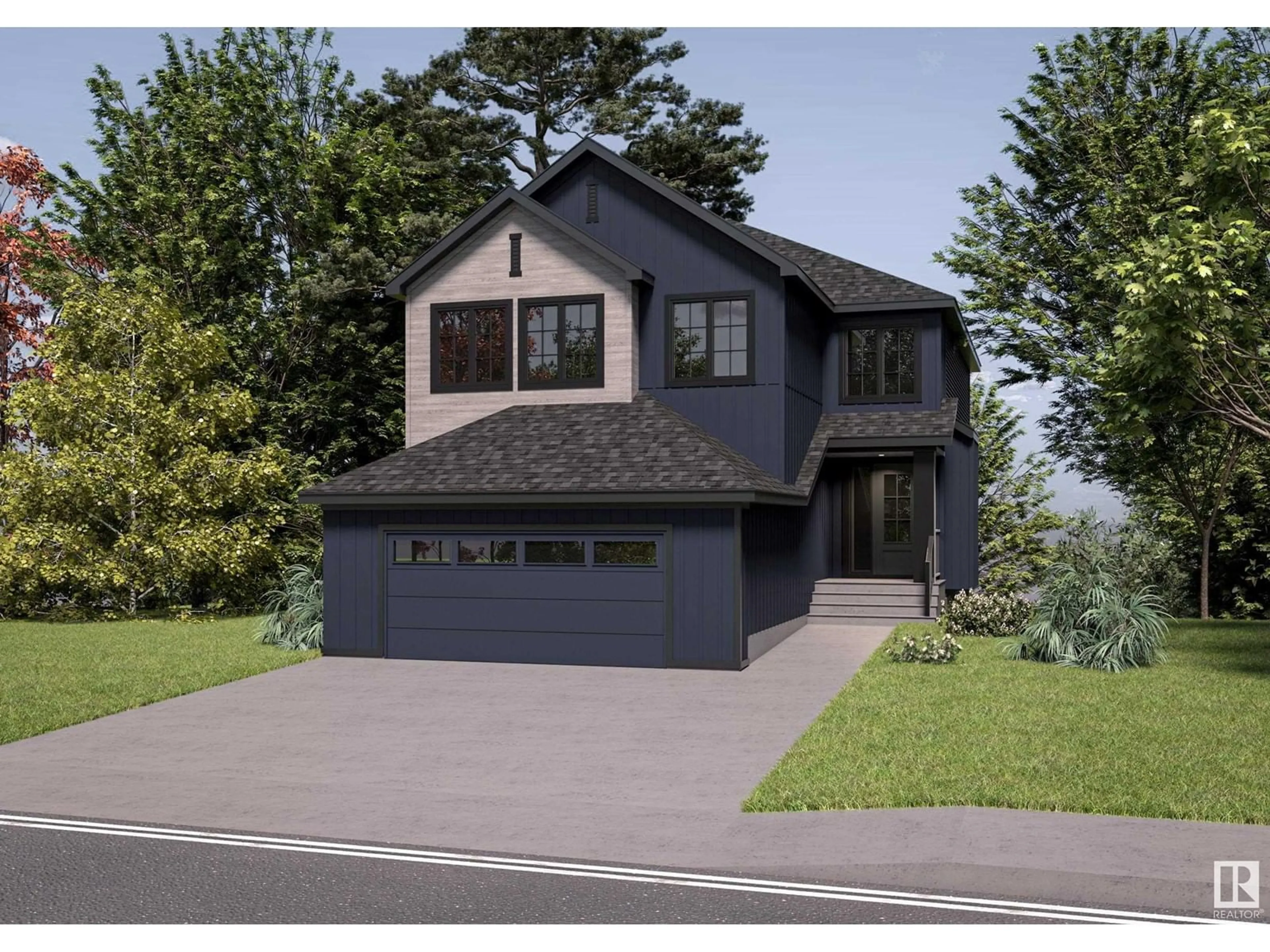 Home with vinyl exterior material, street for 24 Cannes CV, St. Albert Alberta T8T2C6