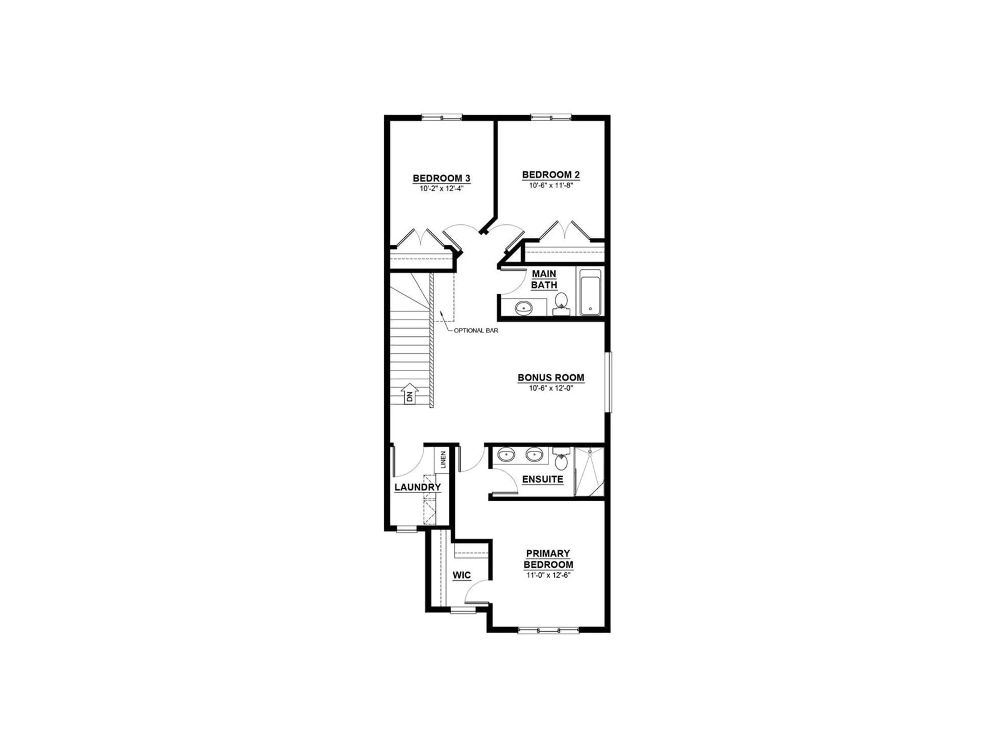 Floor plan for 7104 177 AV NW, Edmonton Alberta T5Z0W9