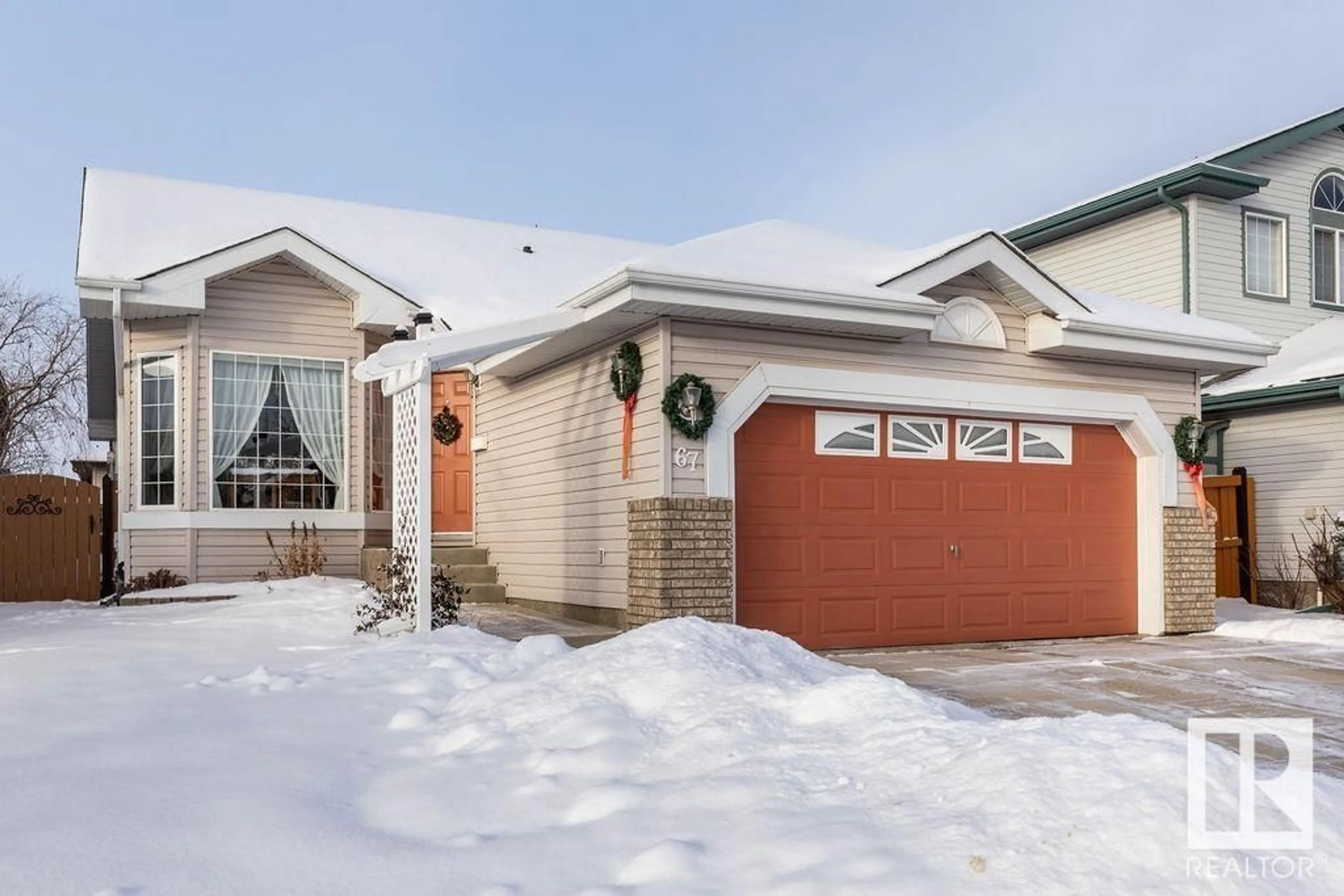 Home with brick exterior material, street for 67 Newmarket WY, St. Albert Alberta T8N7B8