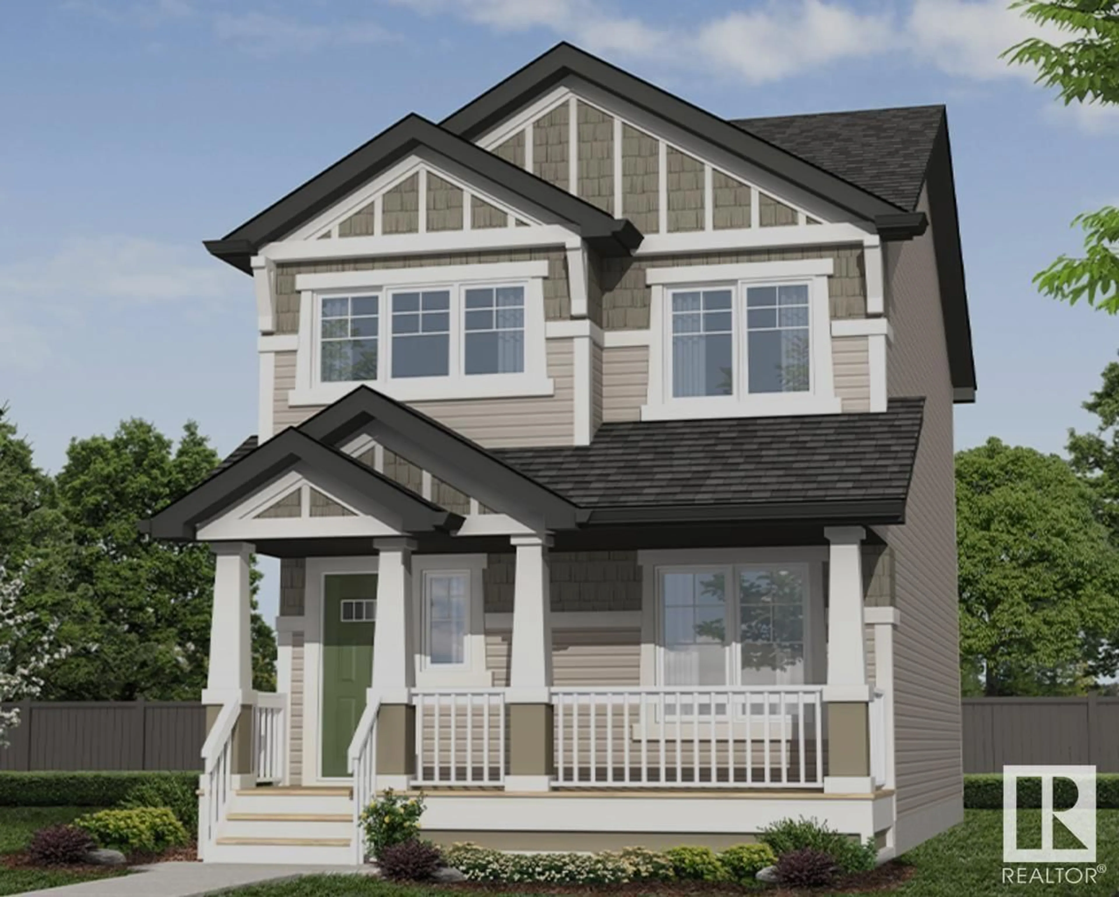 Home with vinyl exterior material, street for 4757 Cawsey TC SW, Edmonton Alberta T6W3L3