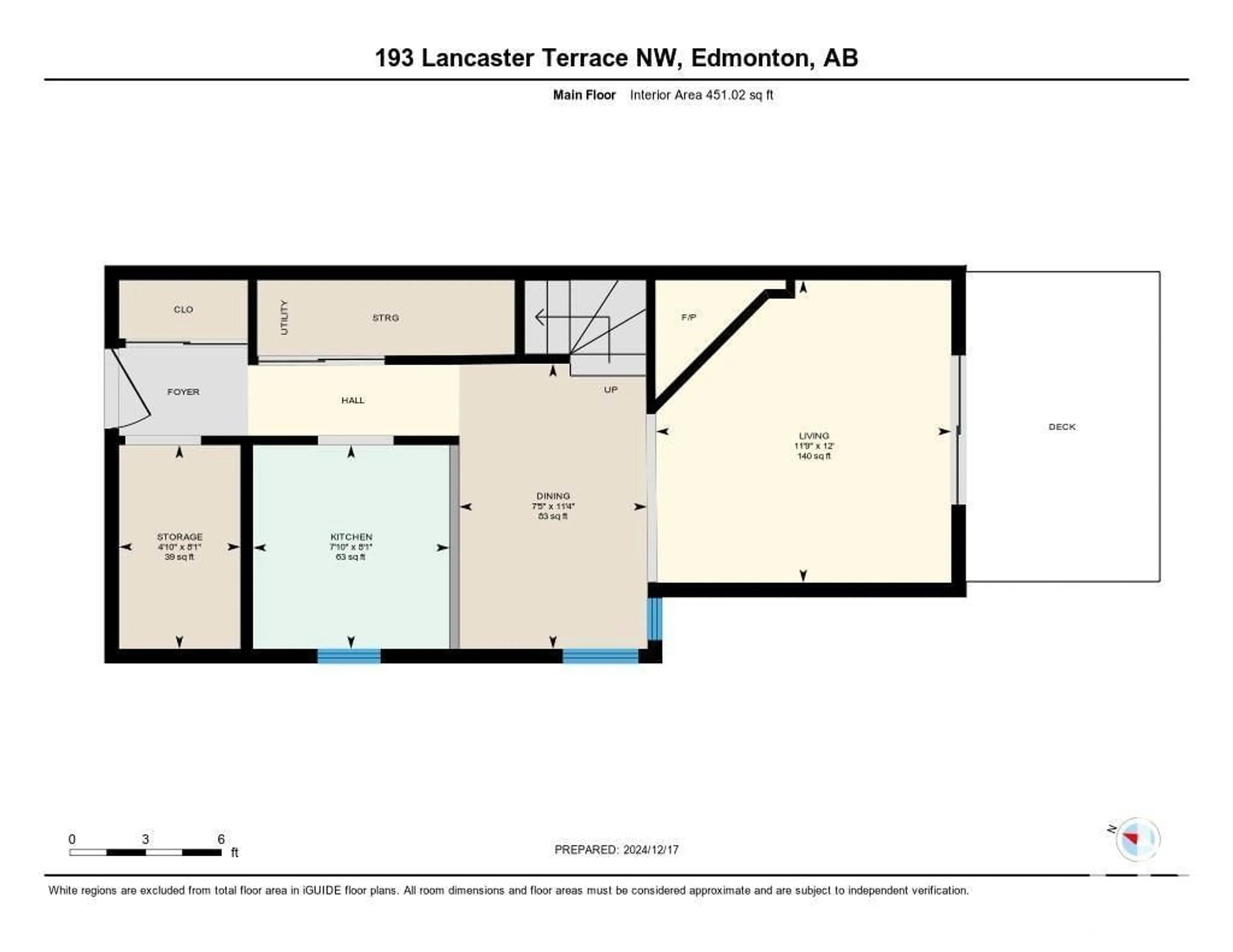 Floor plan for 193 LANCASTER TC NW, Edmonton Alberta T5X5T2