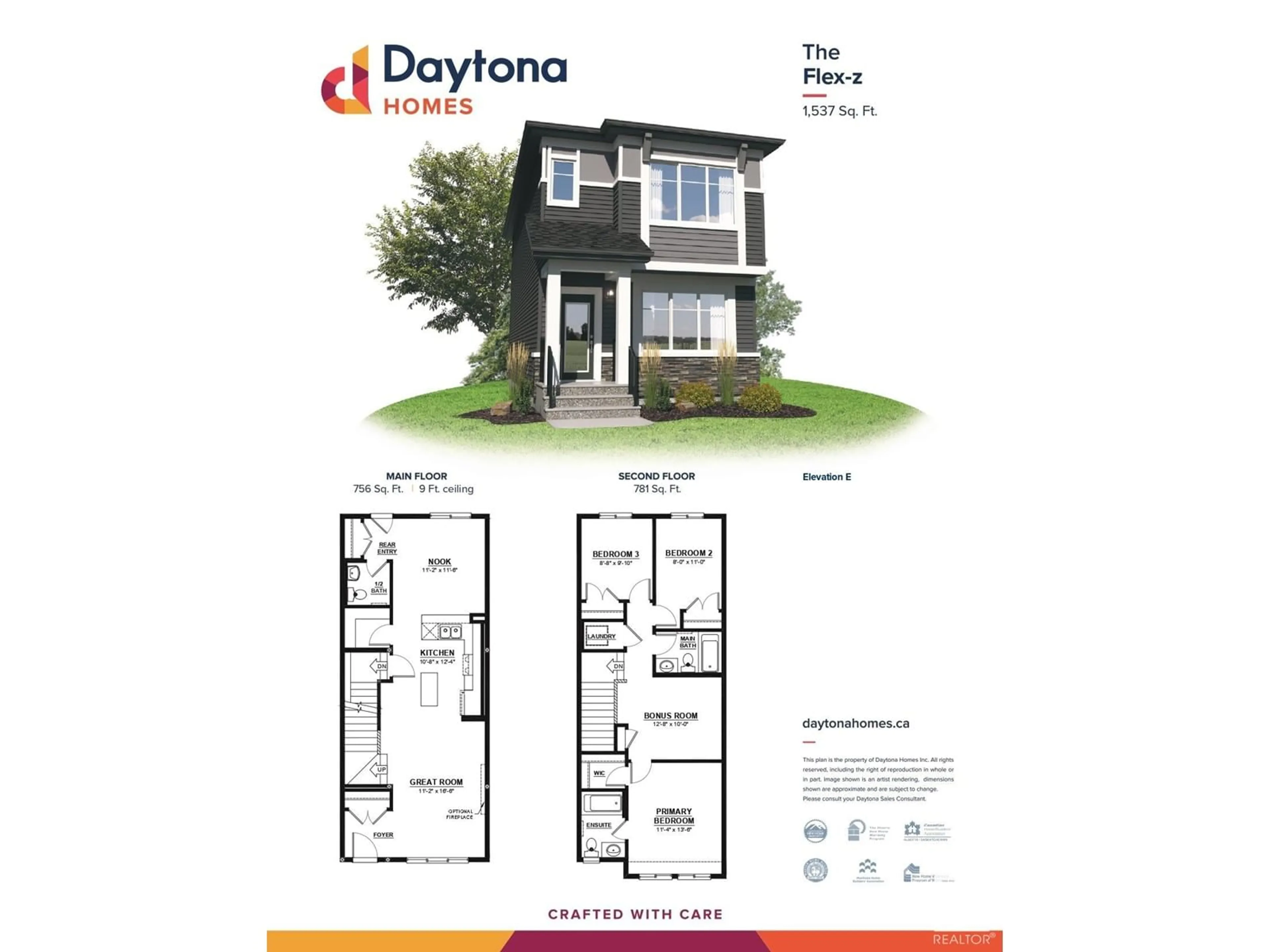 Floor plan for 696 Orchards BV SW, Edmonton Alberta T6X3C2