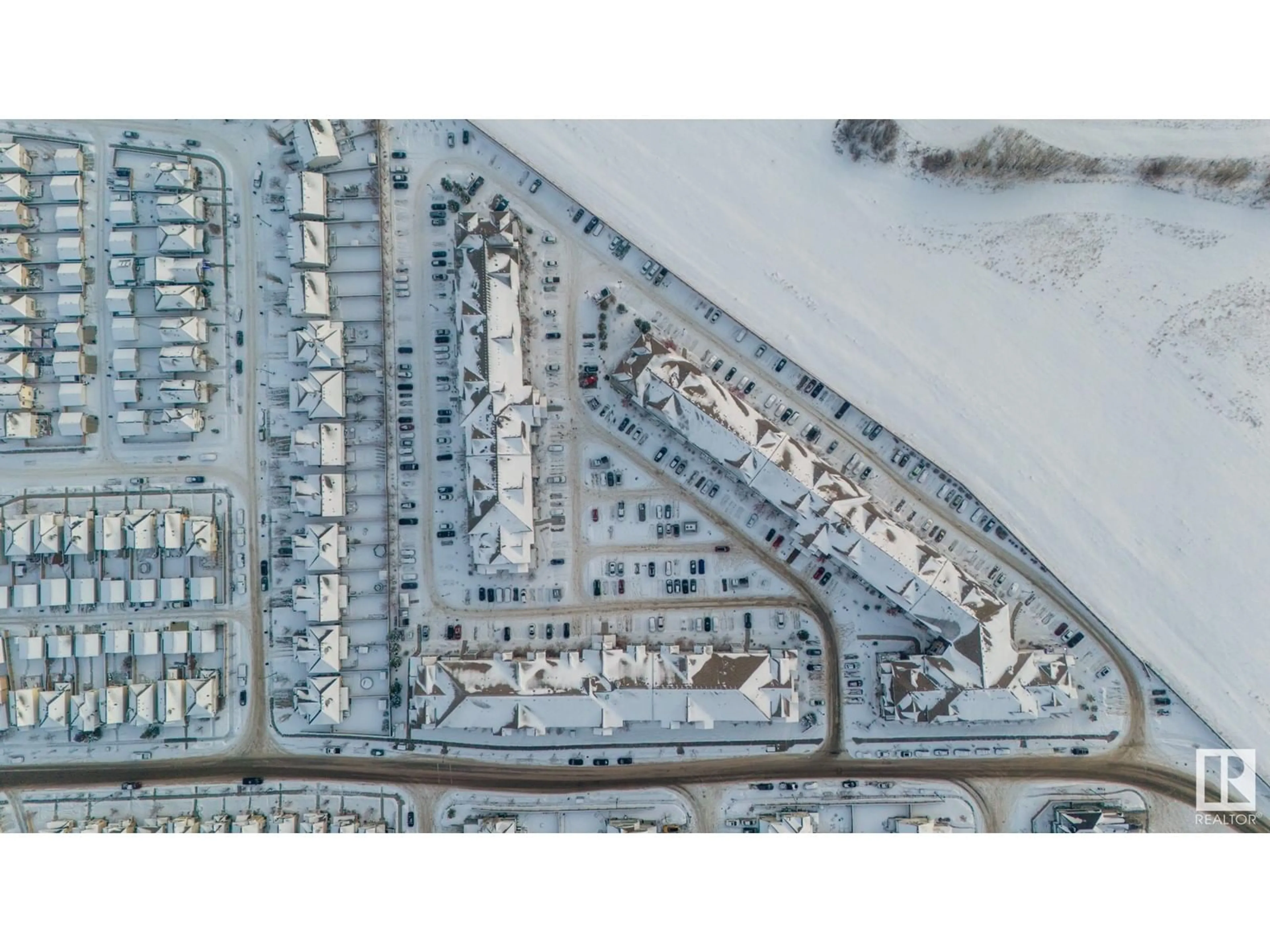 A pic from outside/outdoor area/front of a property/back of a property/a pic from drone, street for #3117 9351 SIMPSON DR NW, Edmonton Alberta T6R0N4