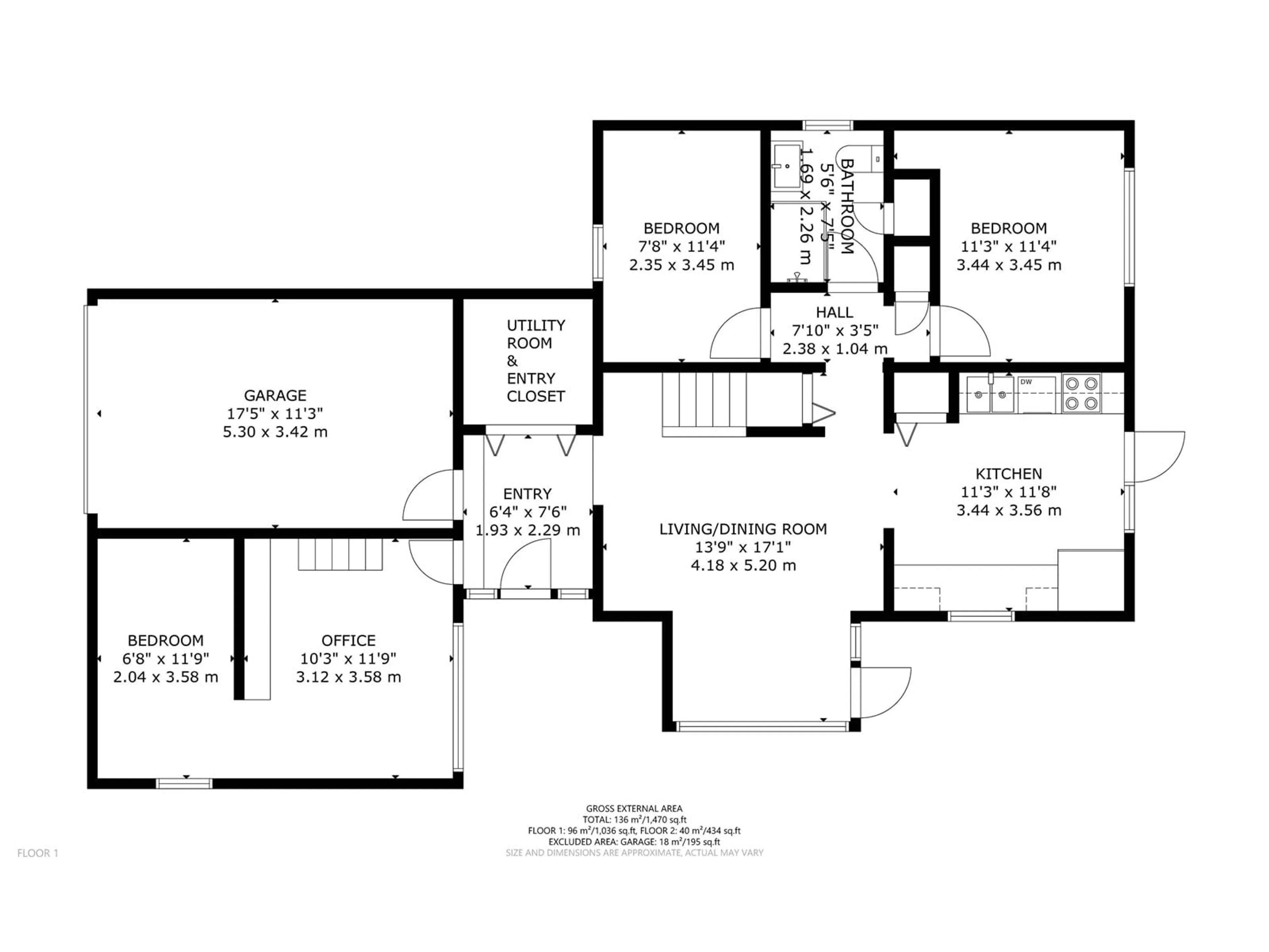 Floor plan for 920 1st AV S, Rural Parkland County Alberta T0E2B0