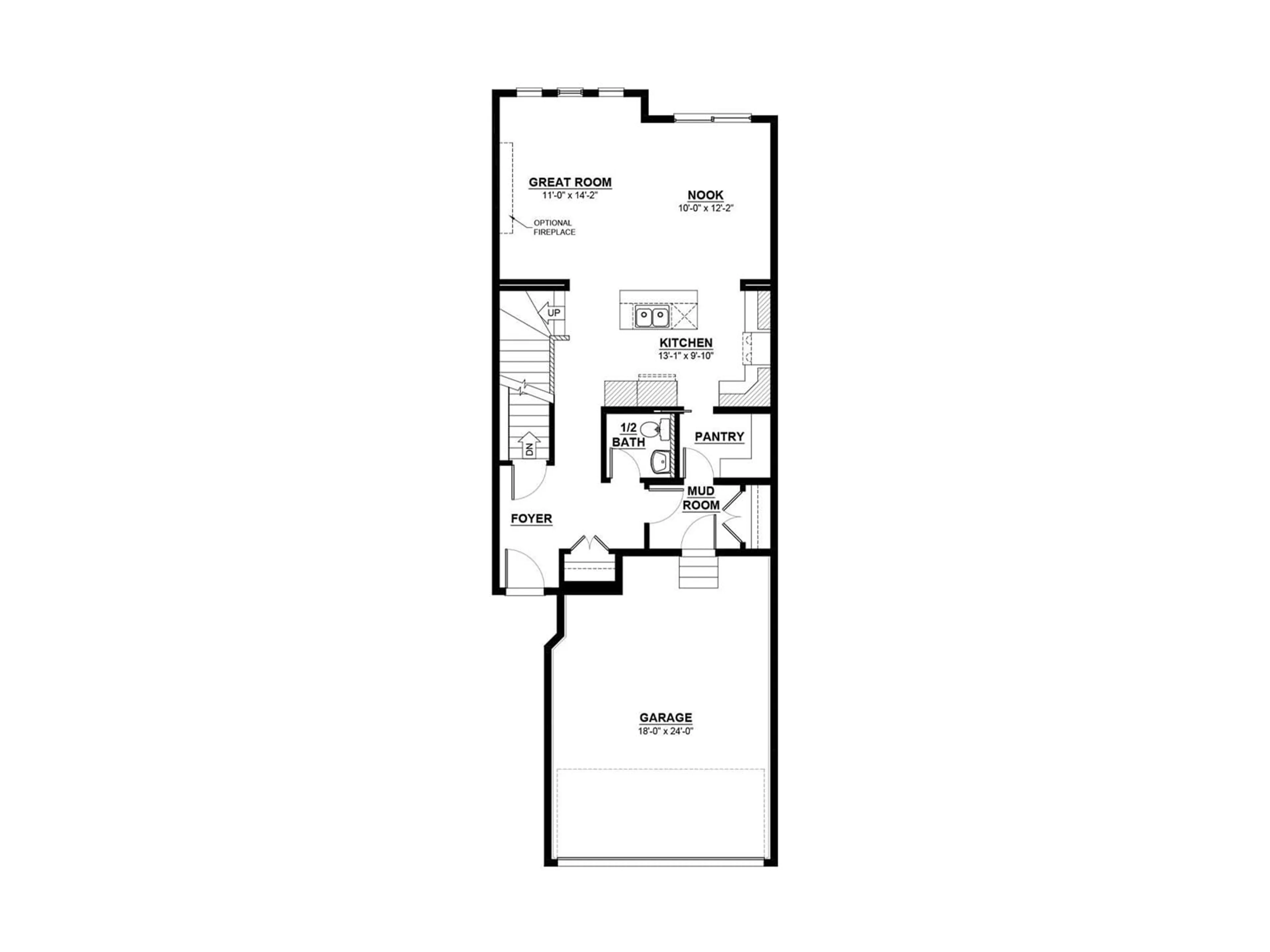 Floor plan for 21307 36 AV NW, Edmonton Alberta T6M3C1