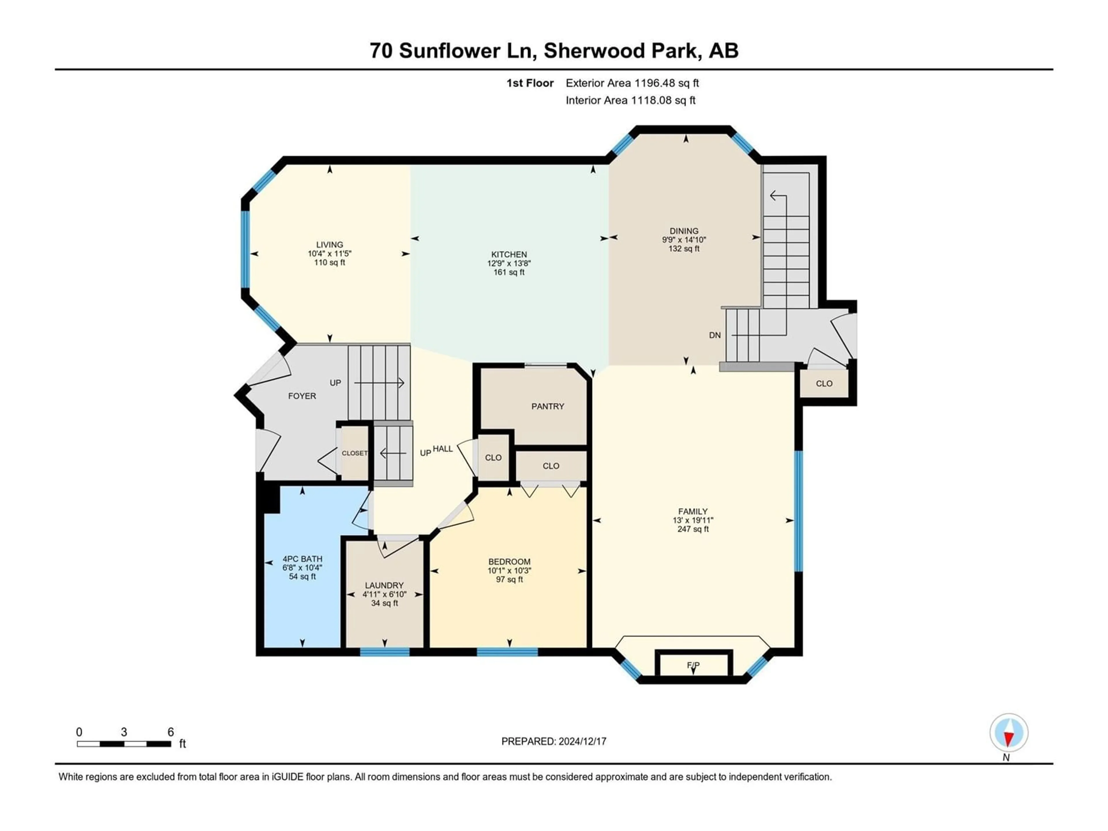 Floor plan for 70 SUNFLOWER LN, Sherwood Park Alberta T8H2M3