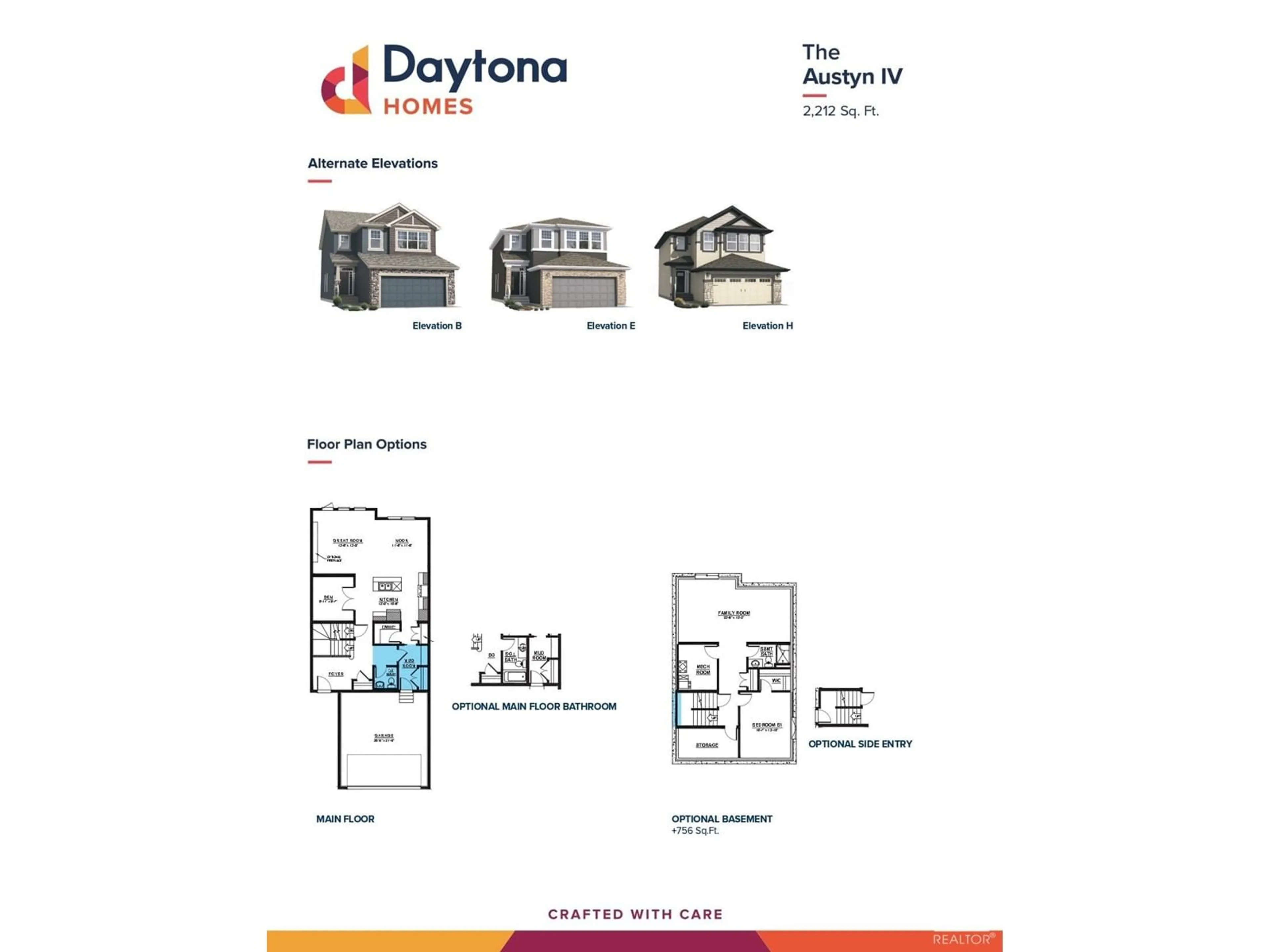 Floor plan for 2816 194 ST NW, Edmonton Alberta T6M3B1