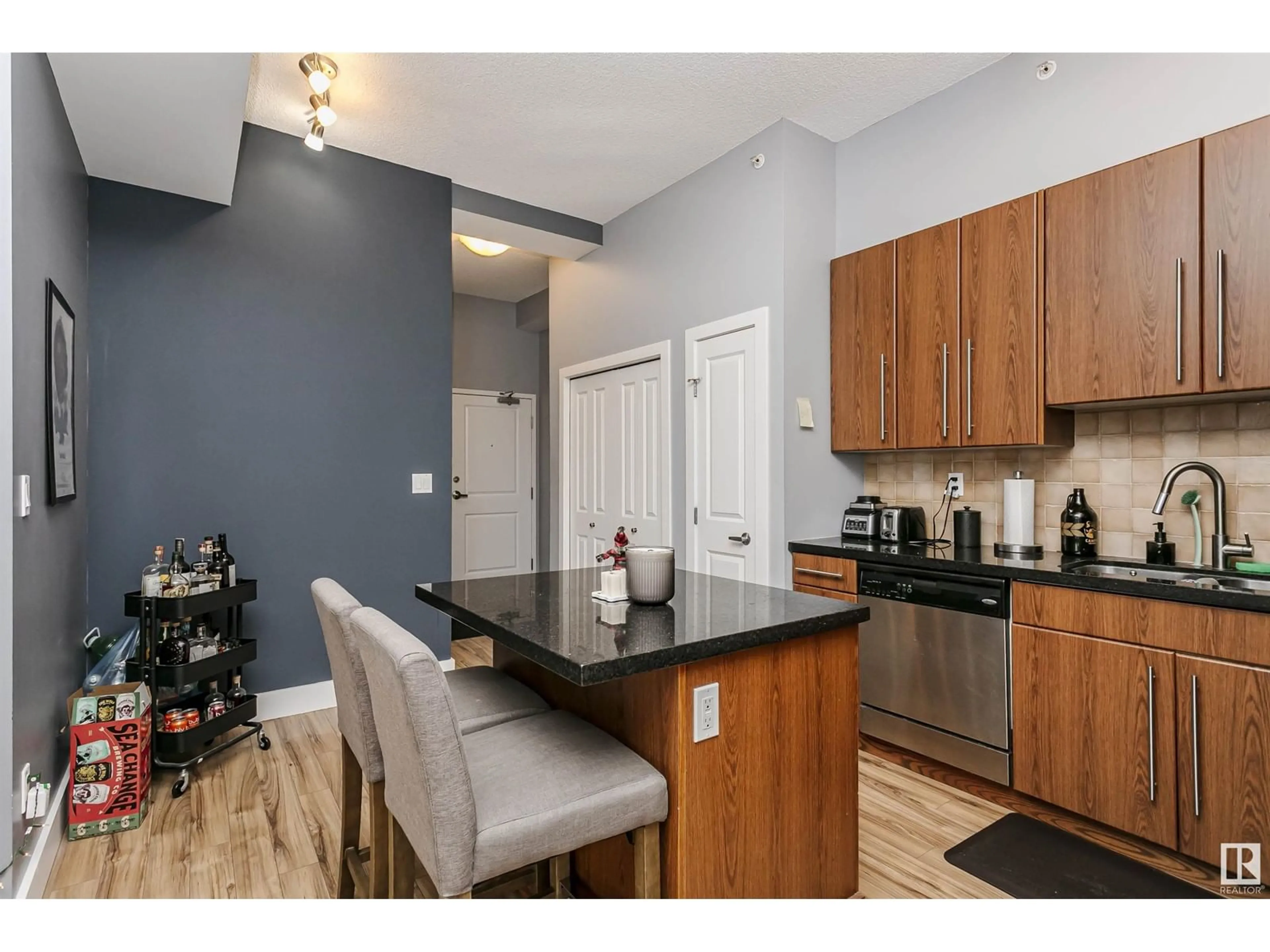 Open concept kitchen, unknown for #1203 - 9819 104 ST, Edmonton Alberta T5K0Y8