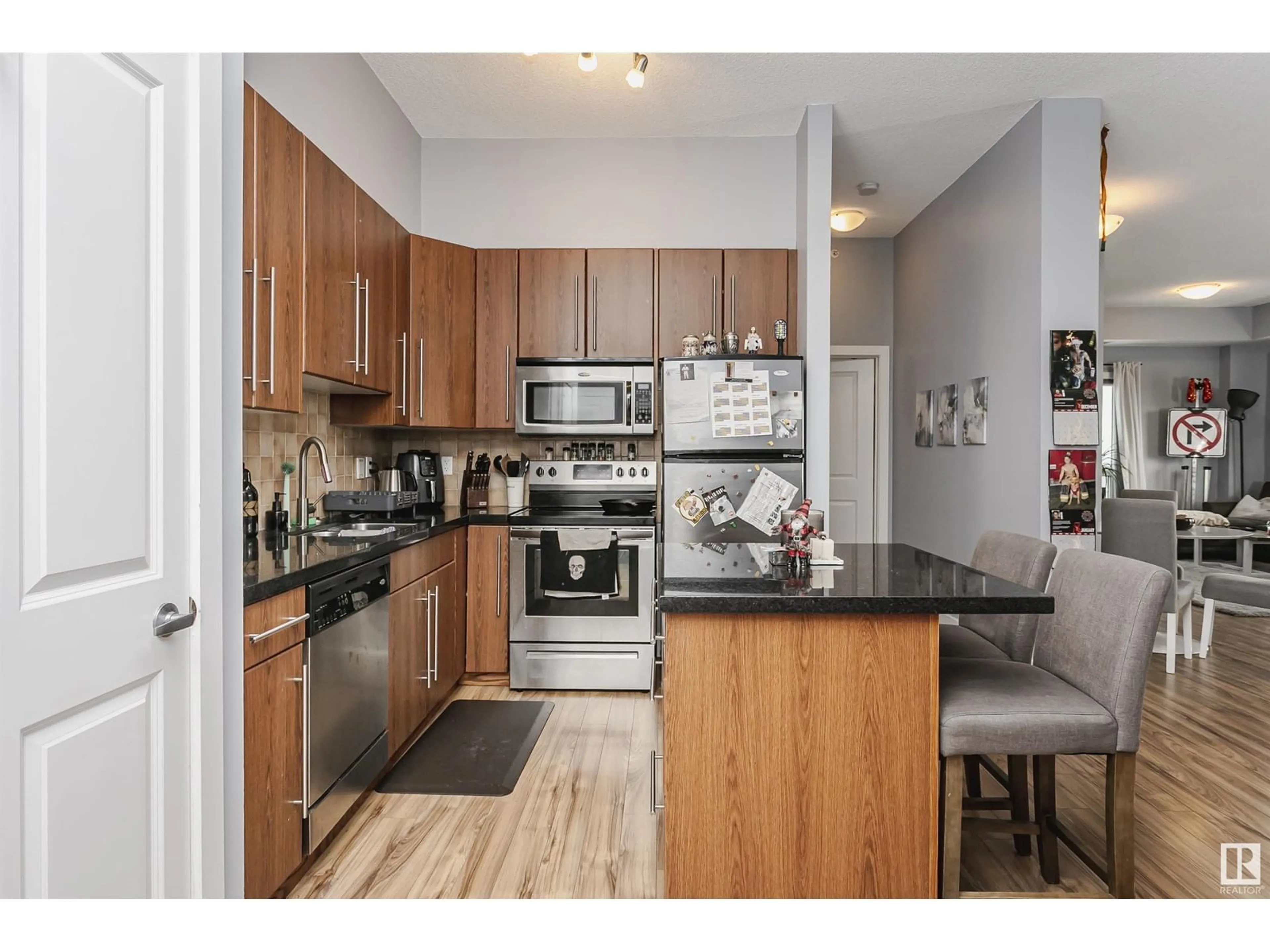 Standard kitchen, unknown for #1203 - 9819 104 ST, Edmonton Alberta T5K0Y8
