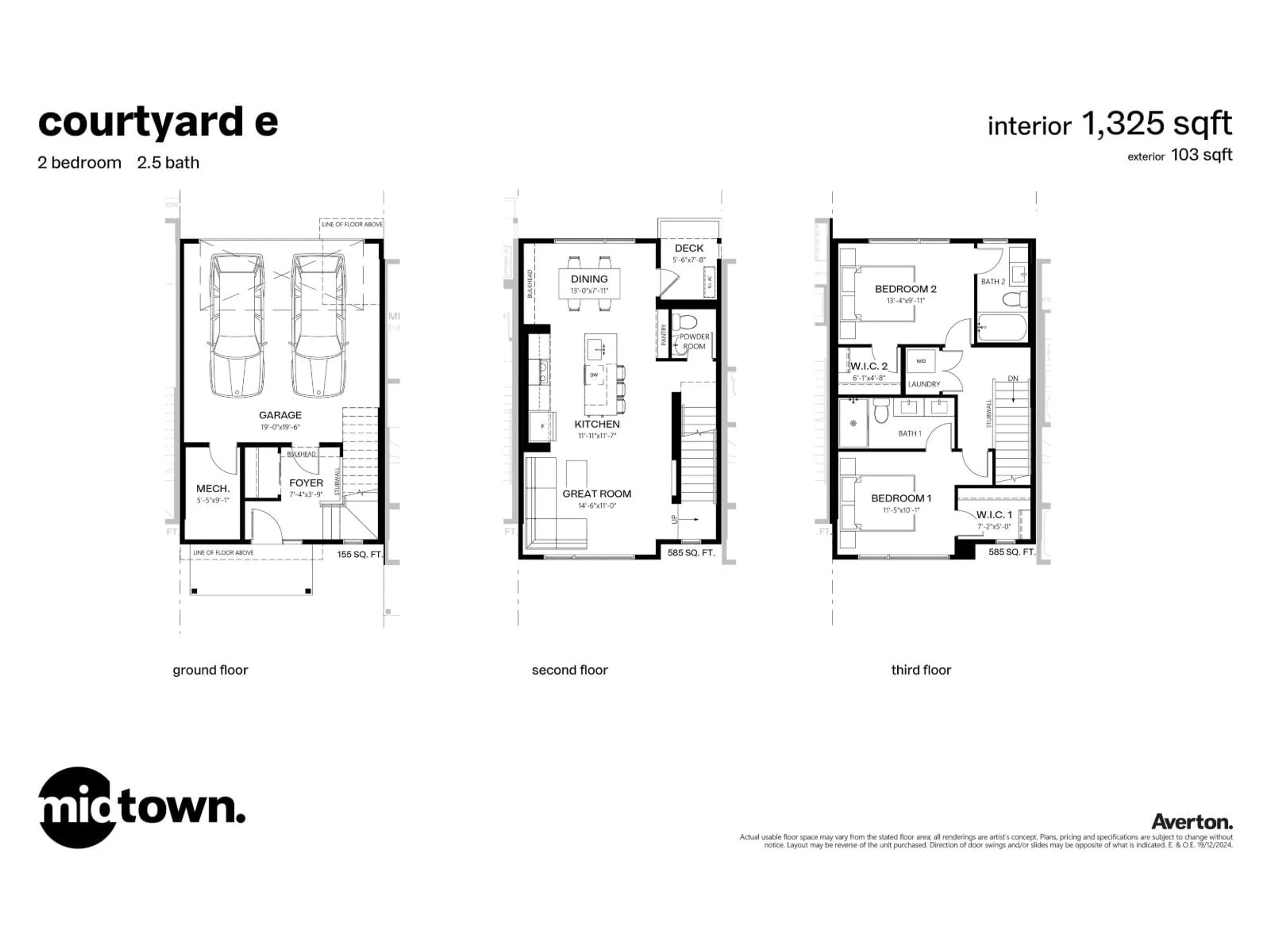 Floor plan for 5 - 44 RONDEAU DR, St. Albert Alberta T8N7X8