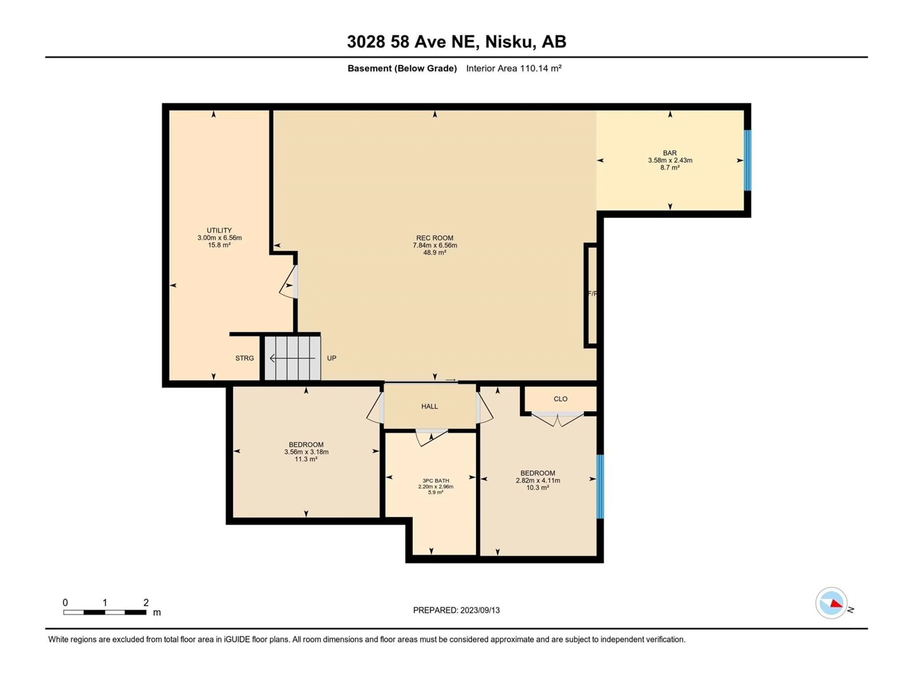 Floor plan for 3028 58 AV, Rural Leduc County Alberta T4X0X9