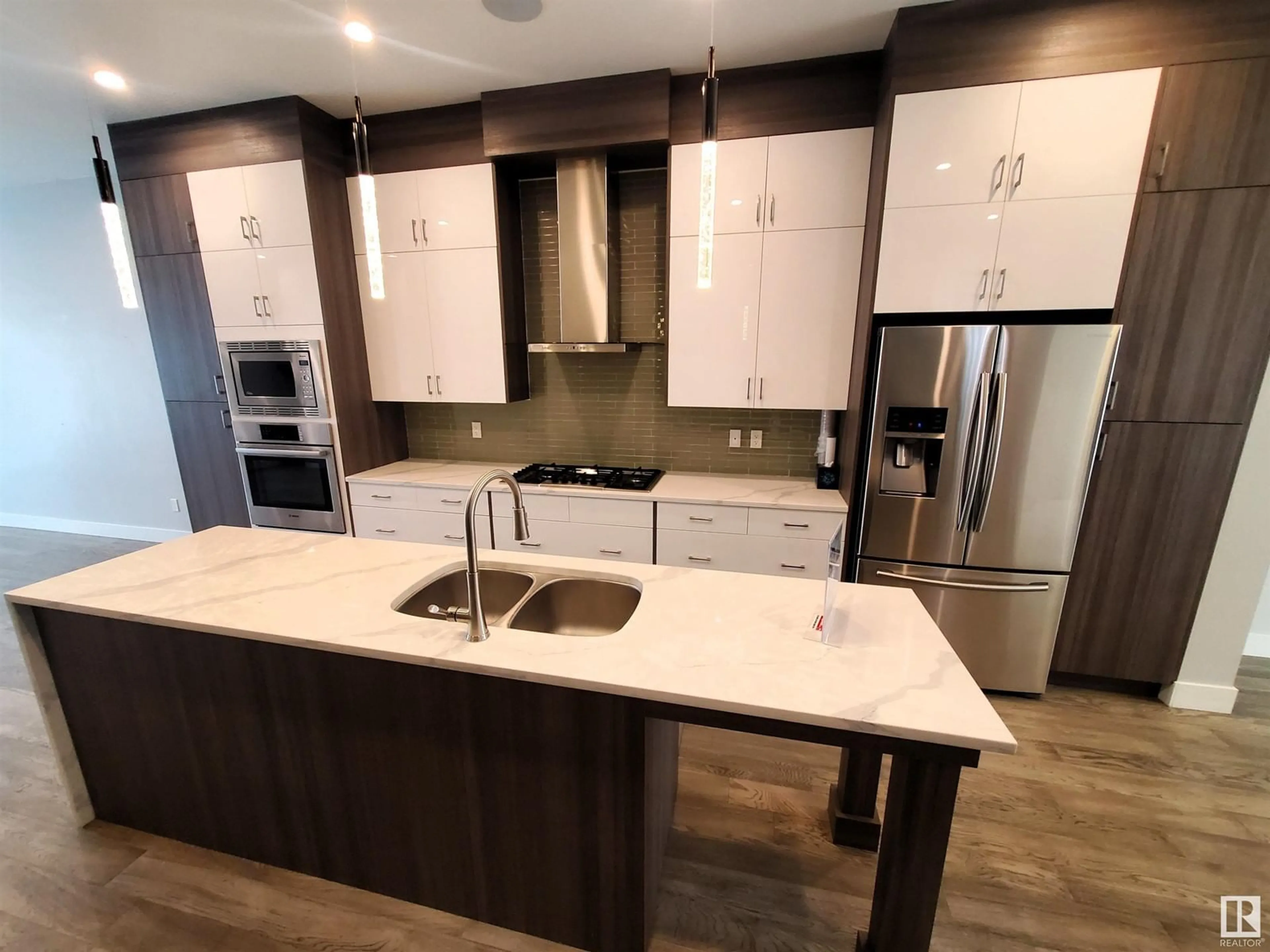 Open concept kitchen, unknown for 14032 106 AV NW, Edmonton Alberta T5N1B2