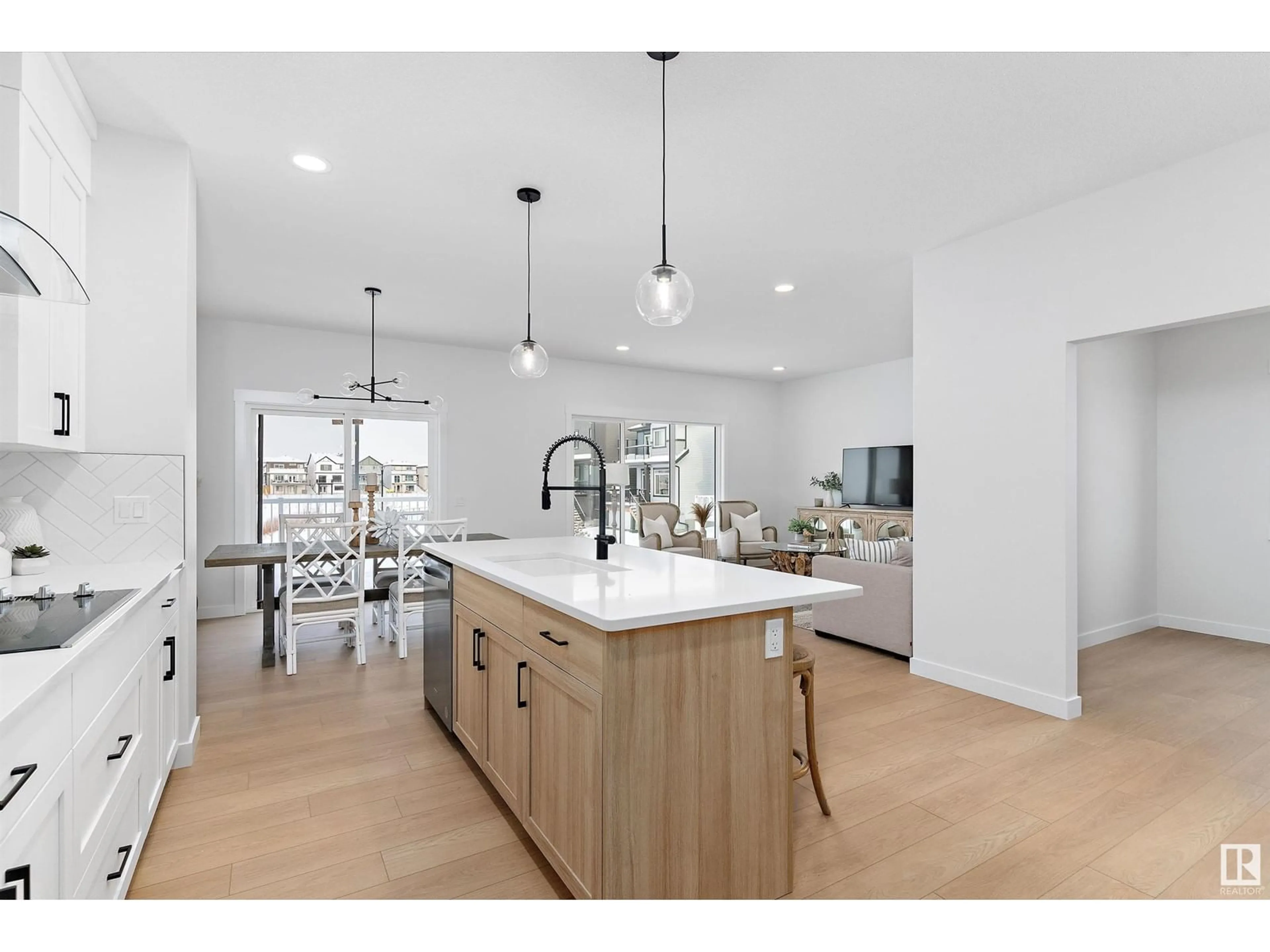 Open concept kitchen, unknown for 3910 Chrustawka PL SW, Edmonton Alberta T6W5K6